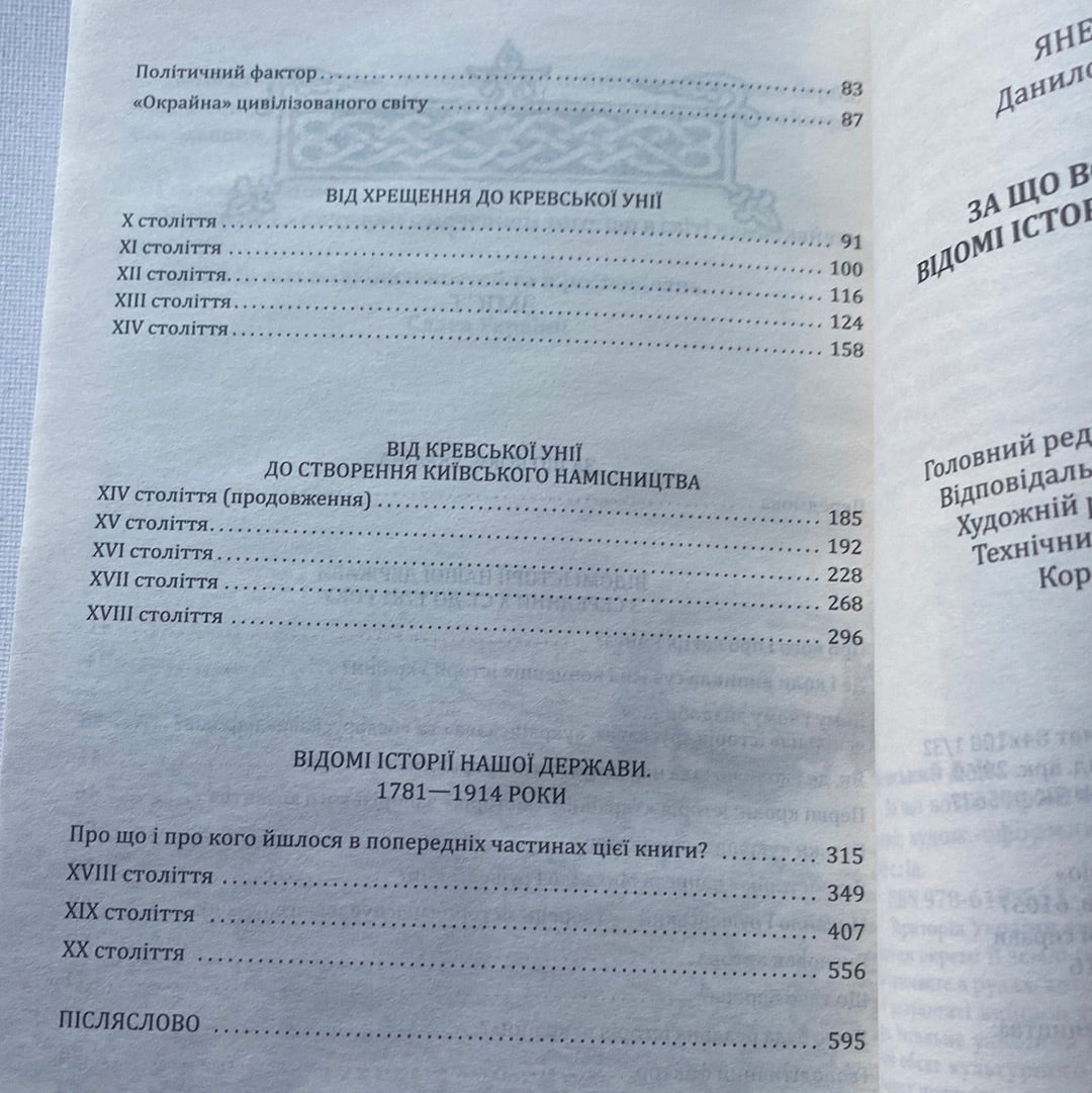 За що воює Україна? Відомі історії нашої держави. Данило Яневський / Книги про Україну
