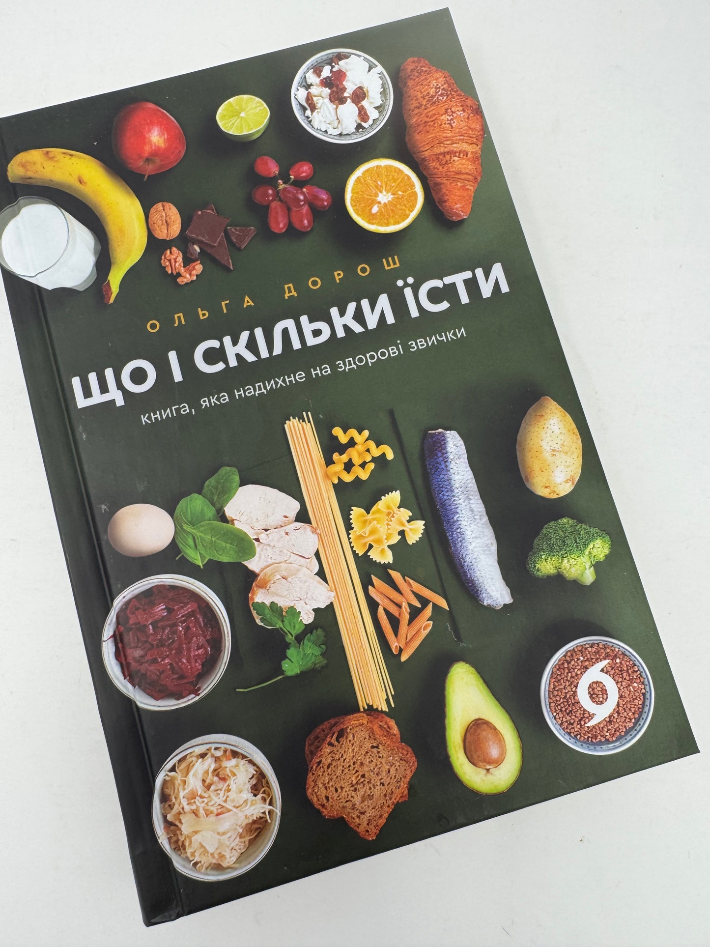 Що і скільки їсти. Книга, яка надихне на здорові звички. Ольга Дорош / Книги про здорове харчування