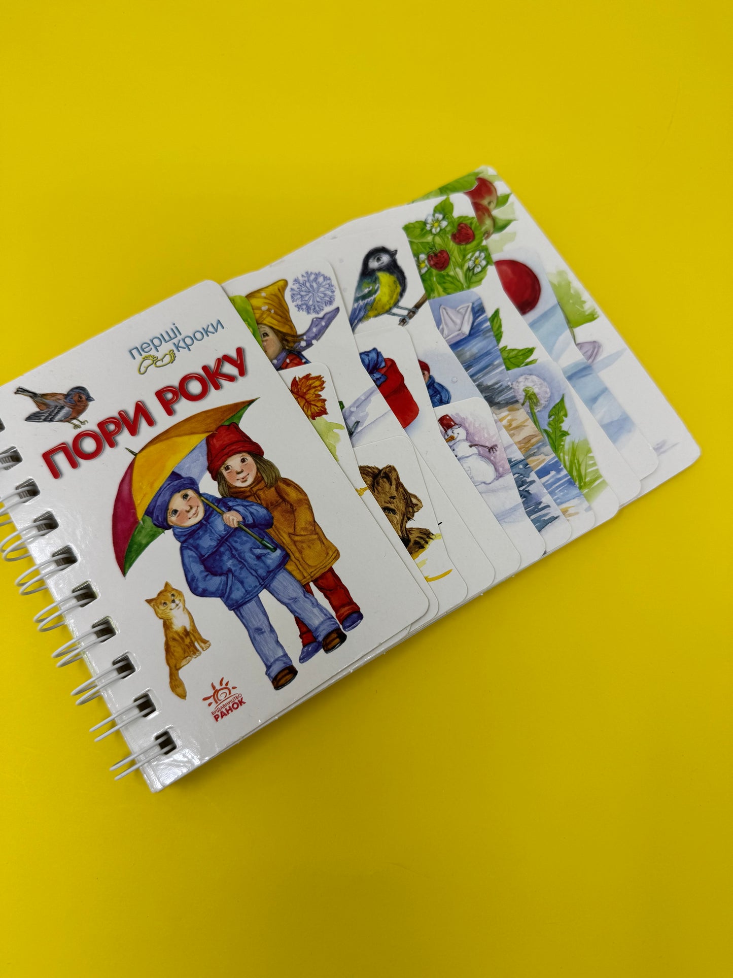 Пори року. Перші кроки. Юлія Каспарова / Книги для дітей дошкільного віку українські купити в США