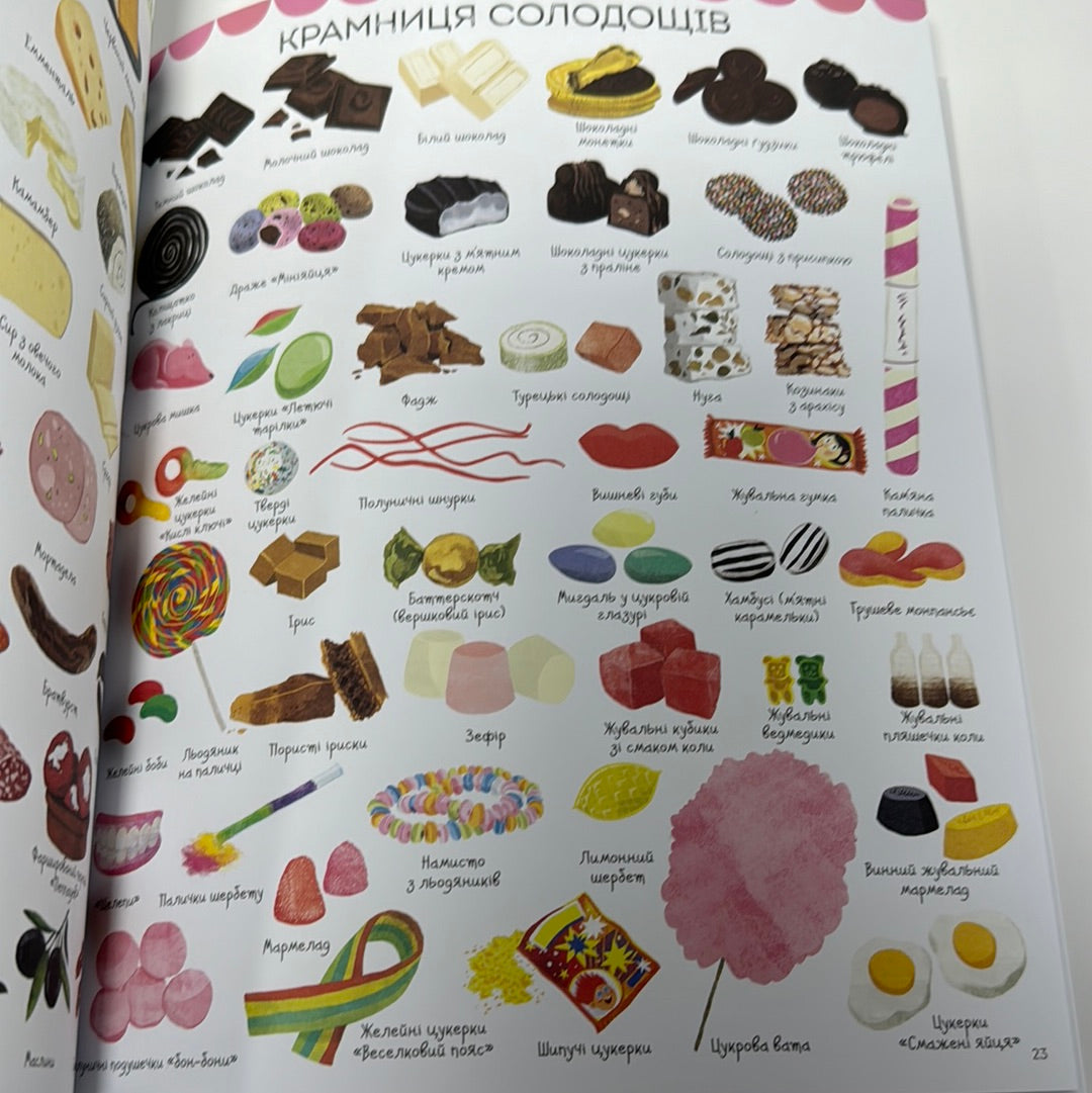 1000 назв їжі / Книги для розвитку дітей