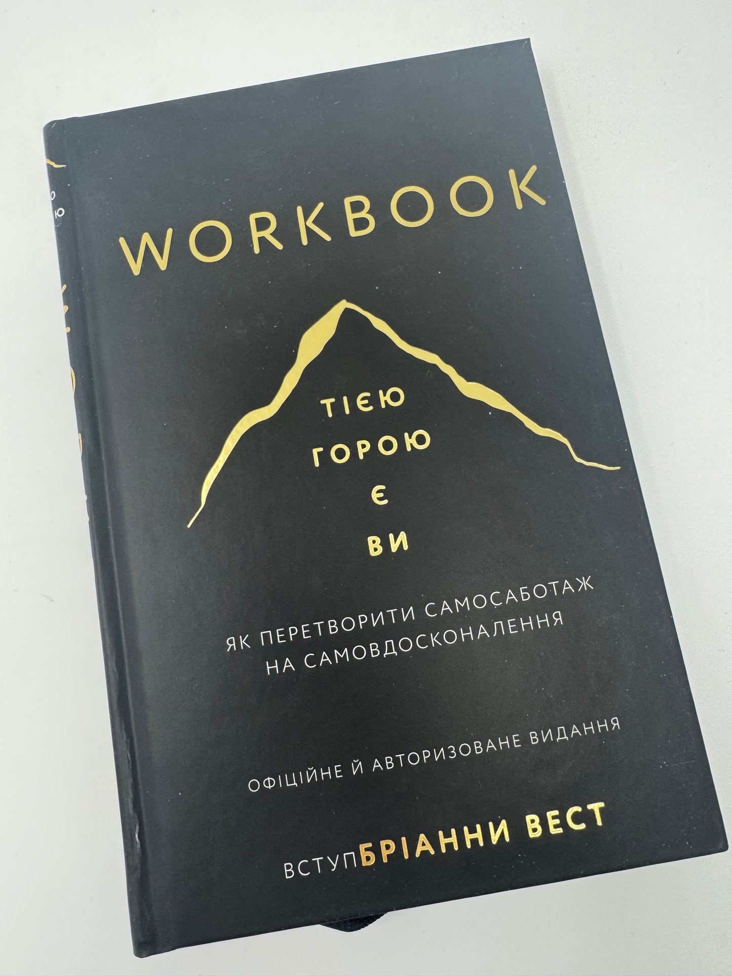 Workbook. Тією горою є ви. Як перетворити самосаботаж на самовдосконалення. Бріанна Вест / Книги для самопізнання