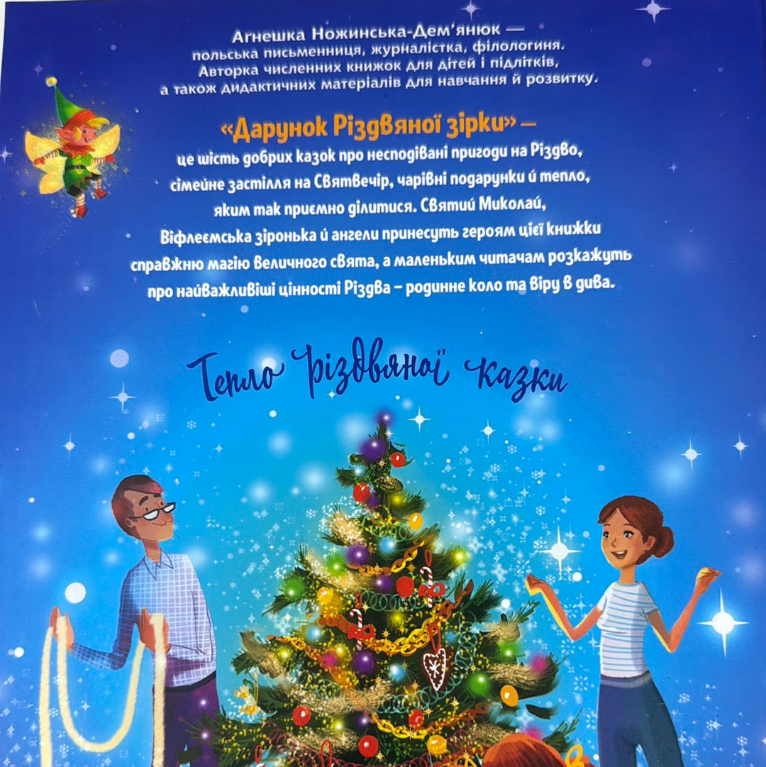 Дарунок Різдвяної зірки. Аґнешка Ножинська-Демʼянюк / Подарункові різдвяні книги для дітей