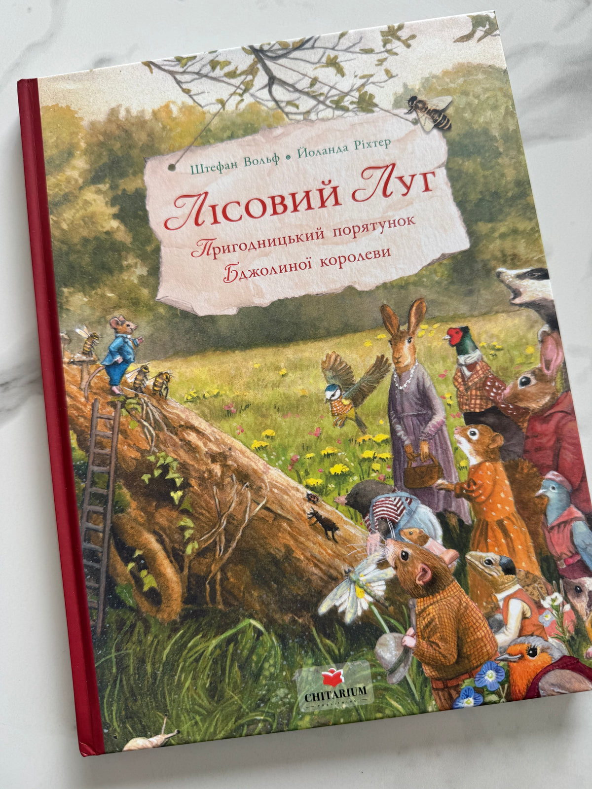 Лісовий луг. Пригодницький порятунок Бджолиної королеви. Штефан Вольф / Книги для дітей улюблені купити