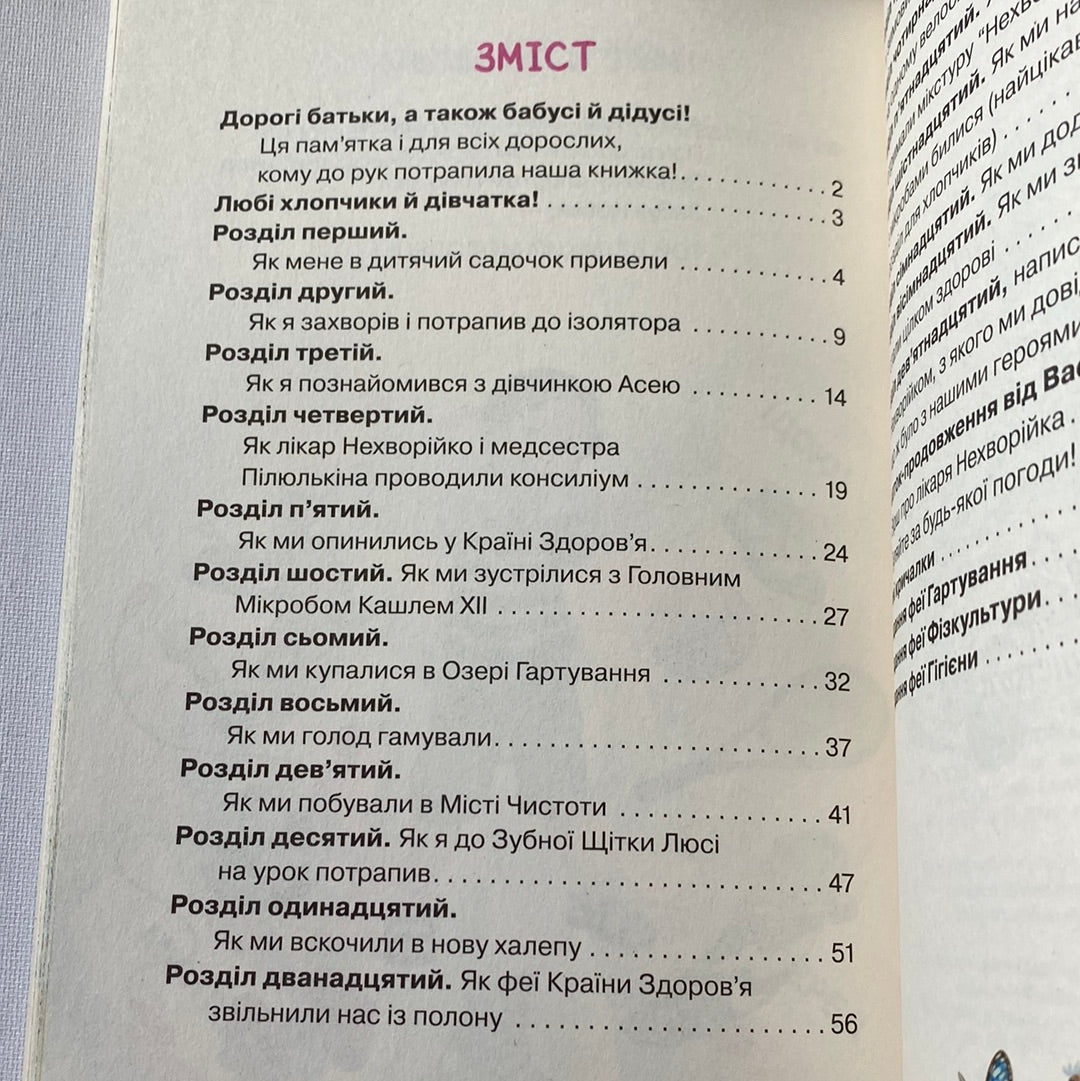 Абетка здоровʼя. Улюблені книжки у зручному форматі / Книги для дітей про здоровʼя