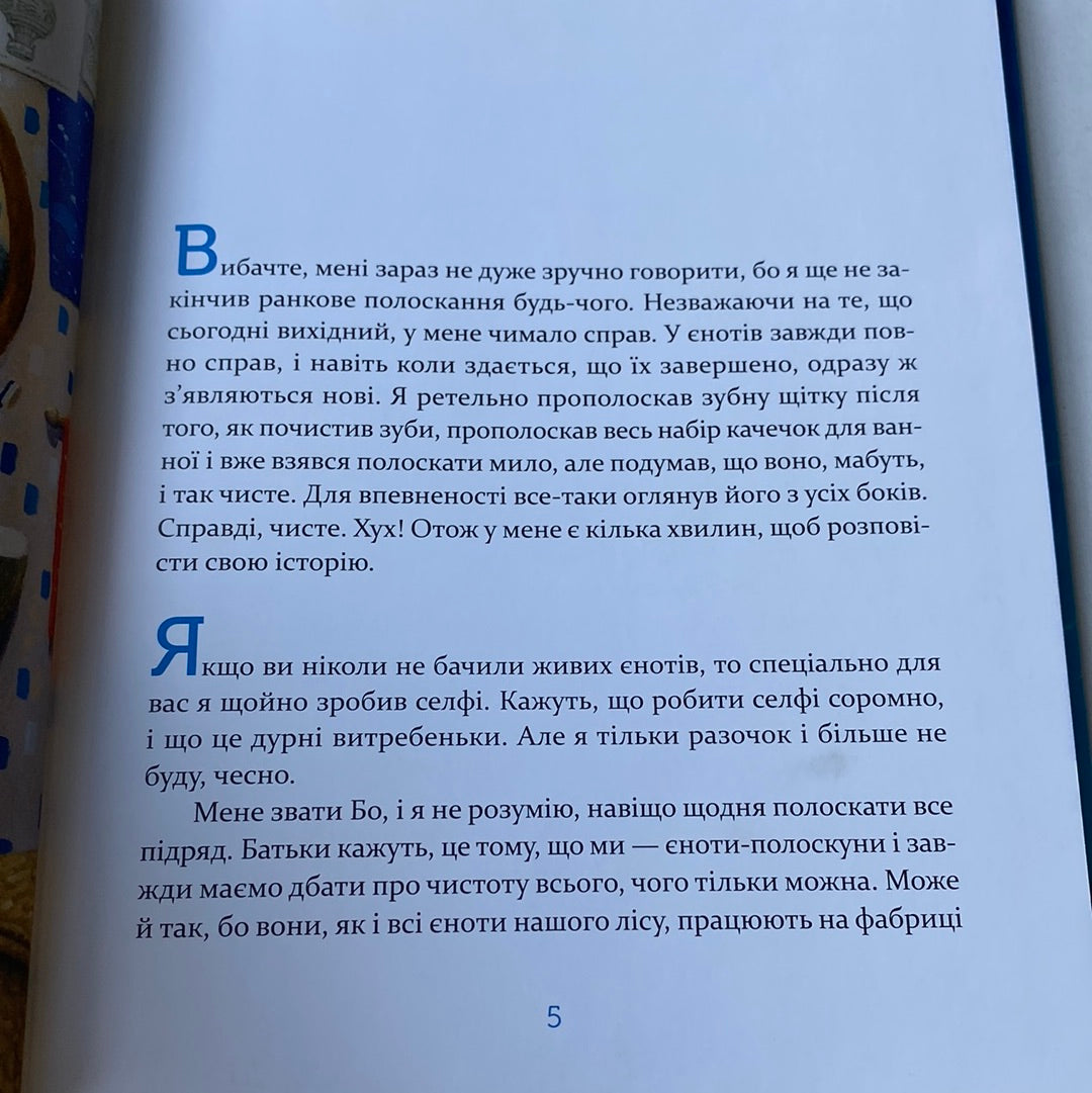 Єнотик Бо і повітряна куля. Ірина Лазуткіна / Улюблені українські дитячі книги