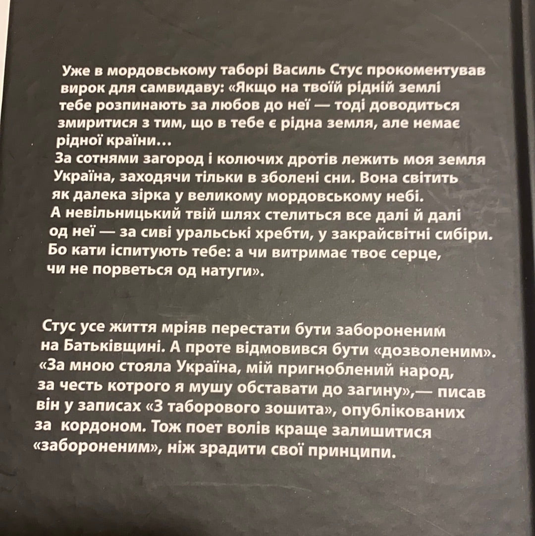 Заборонений. Історія життя і боротьби Василя Стуса. Сергій Дзюба, Артемій Кірсанов / Best Ukrainian books in USA