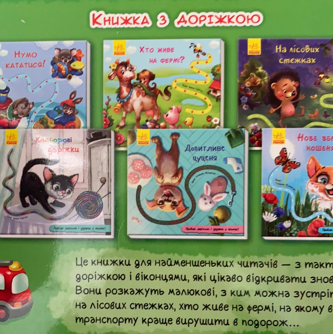 Нумо кататися. Книжка з доріжкою. Ірина Сонечко