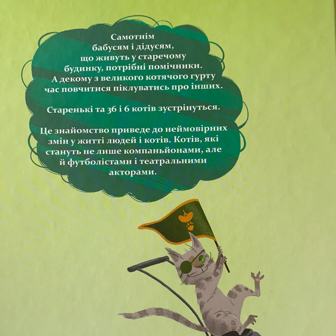 36 і 6 котів-компаньйонів / Дитяча література від українських авторів. Best Ukrainian books in USA