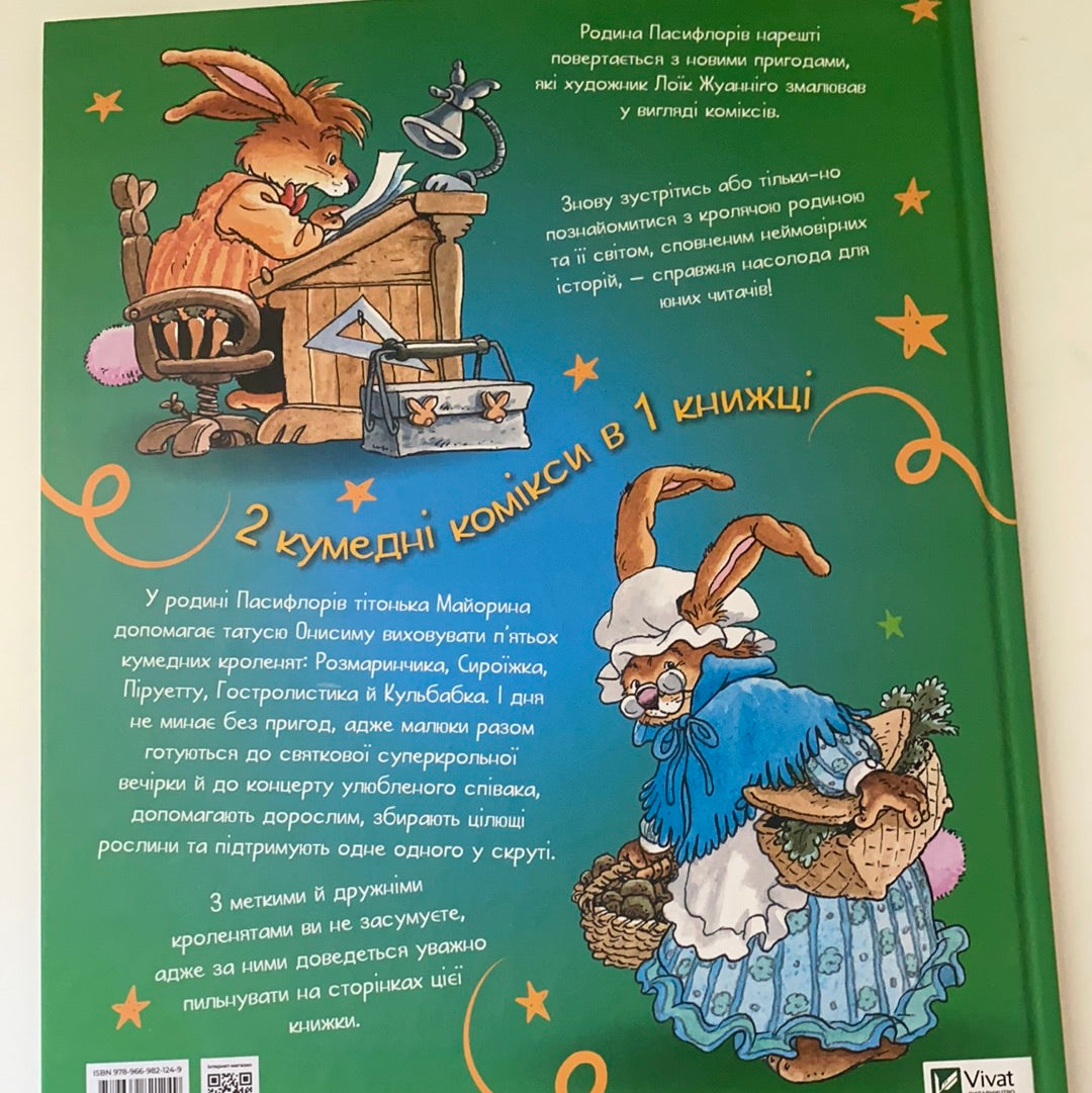 Кроляча родина. Зірковий час. Лоік Жуанніго / Дитяча література українською. Books for kids in Ukrainian