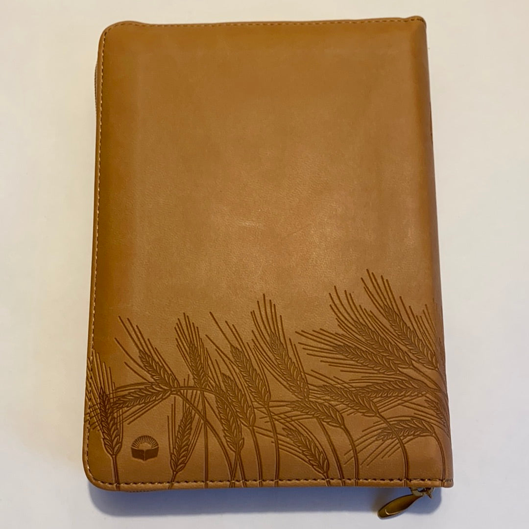 Біблія (малий формат, коричнева з колосками) / Біблія українською в США