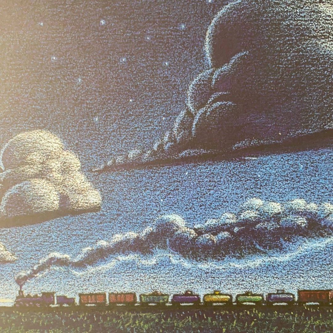 Потяг-дрімотяг. Серія "Читати - класно!". Шеррі Даскі Рінкер / Ukrainian book for kids. Книги про машини та механізми
