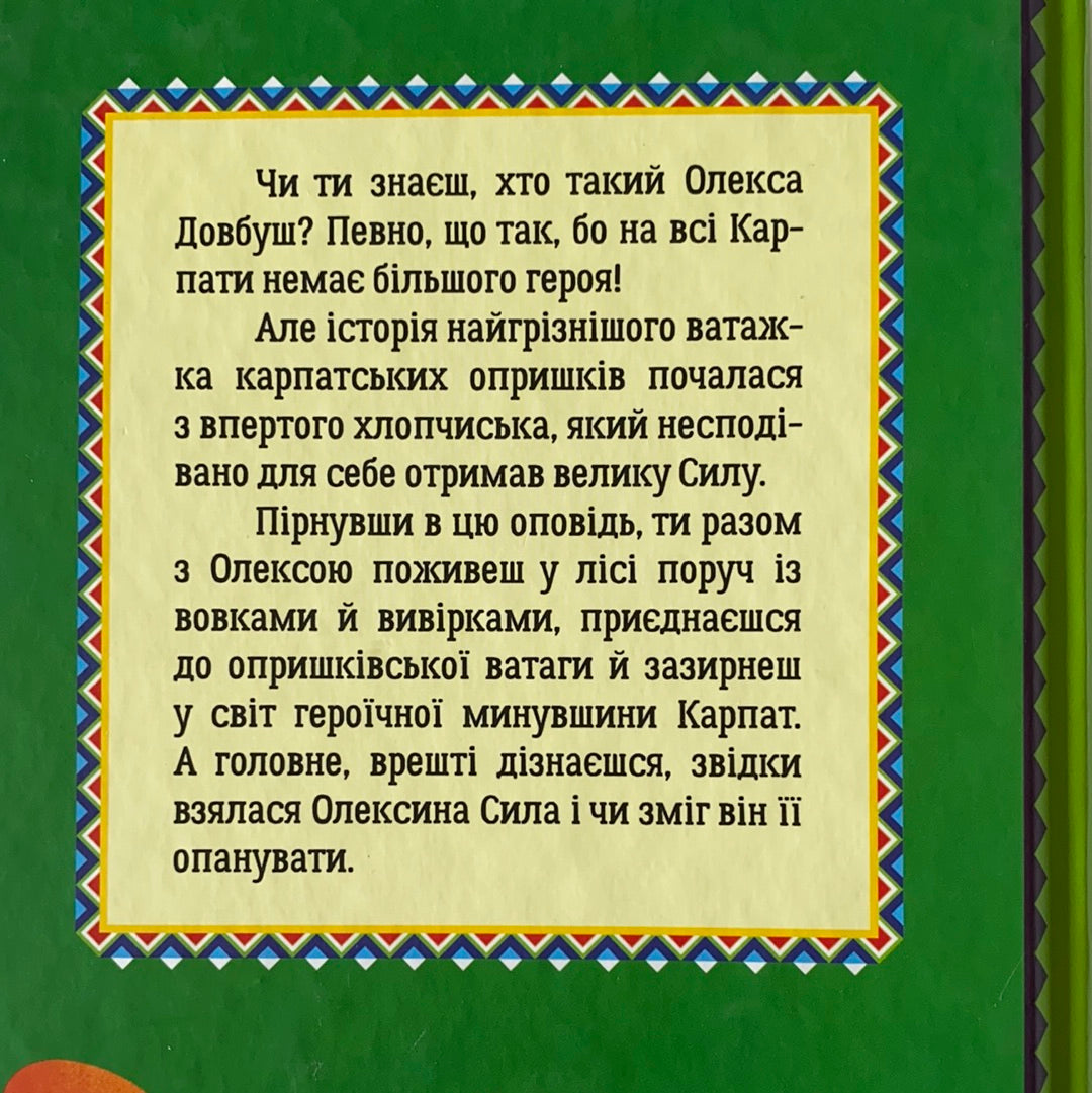 Олекса Довбуш. Таємниця Сили / Ukrainian book for kids. Ukraine history
