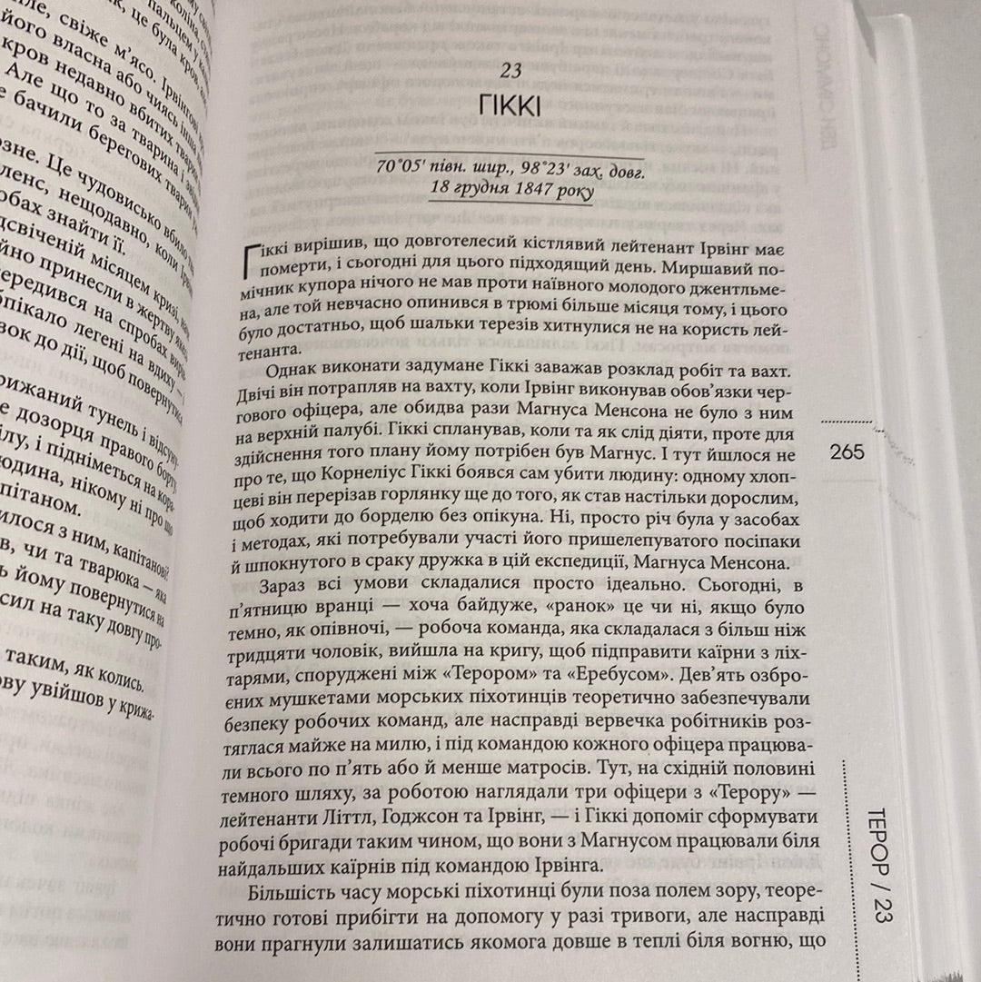 Терор. Ден Сіммонс / Світові бестселери українською в США