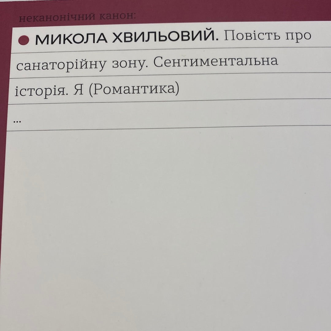 Повість про санаторійну зону. Інші твори. Микола Хвильовий / Неканонічний канон