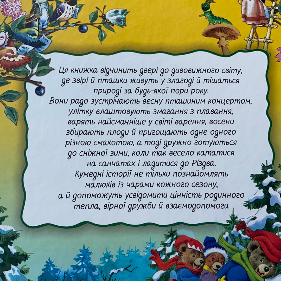 Велика книжка про пори року. АННА КАЗАЛІС / Ukrainian book for kids. Дитячі книги в США