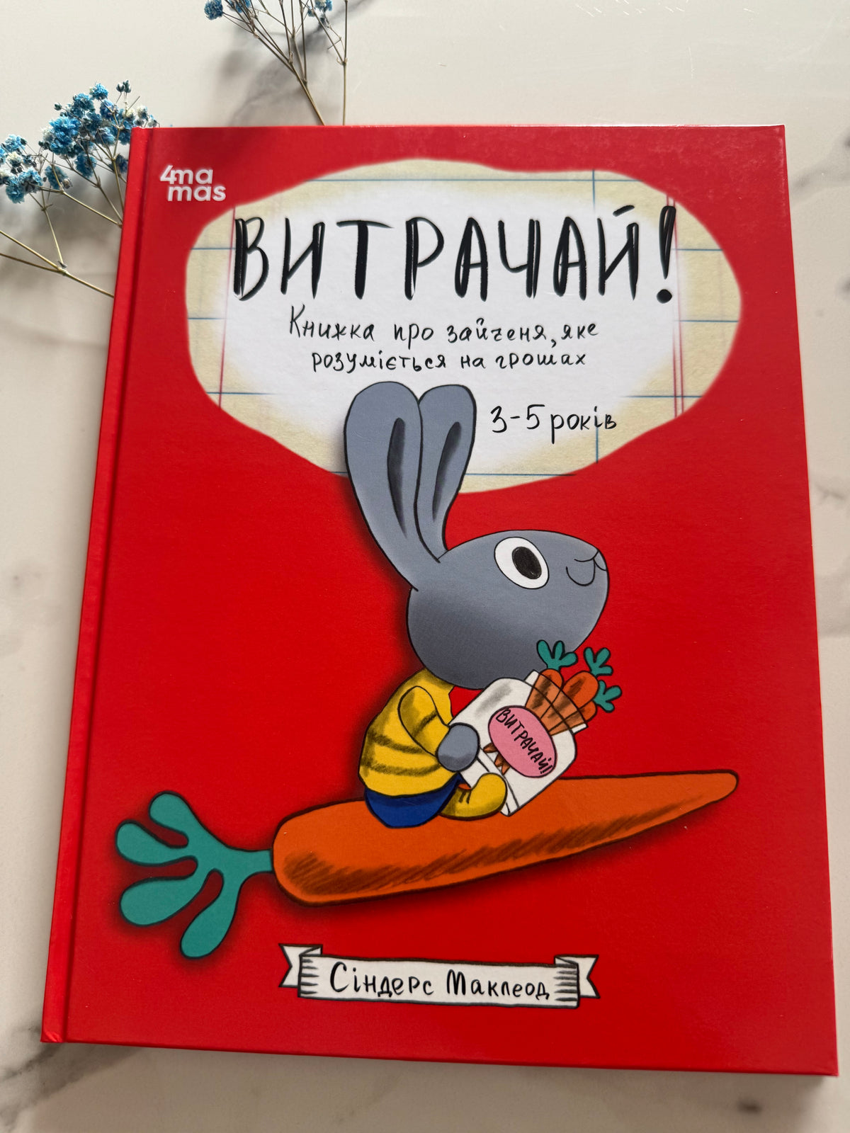 Корисні навички. Витрачай! Книжка про зайченя, яке розуміється на грошах. 3-5 років. Сіндерс Маклеод / Книги про фінанси для дітей