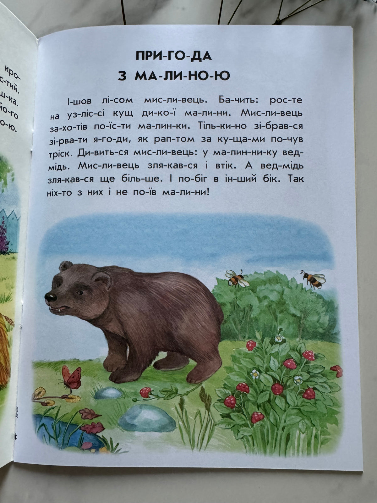 10 історій по складах. Хованки на «відмінно». Юлія Каспарова / Книги для перших читань
