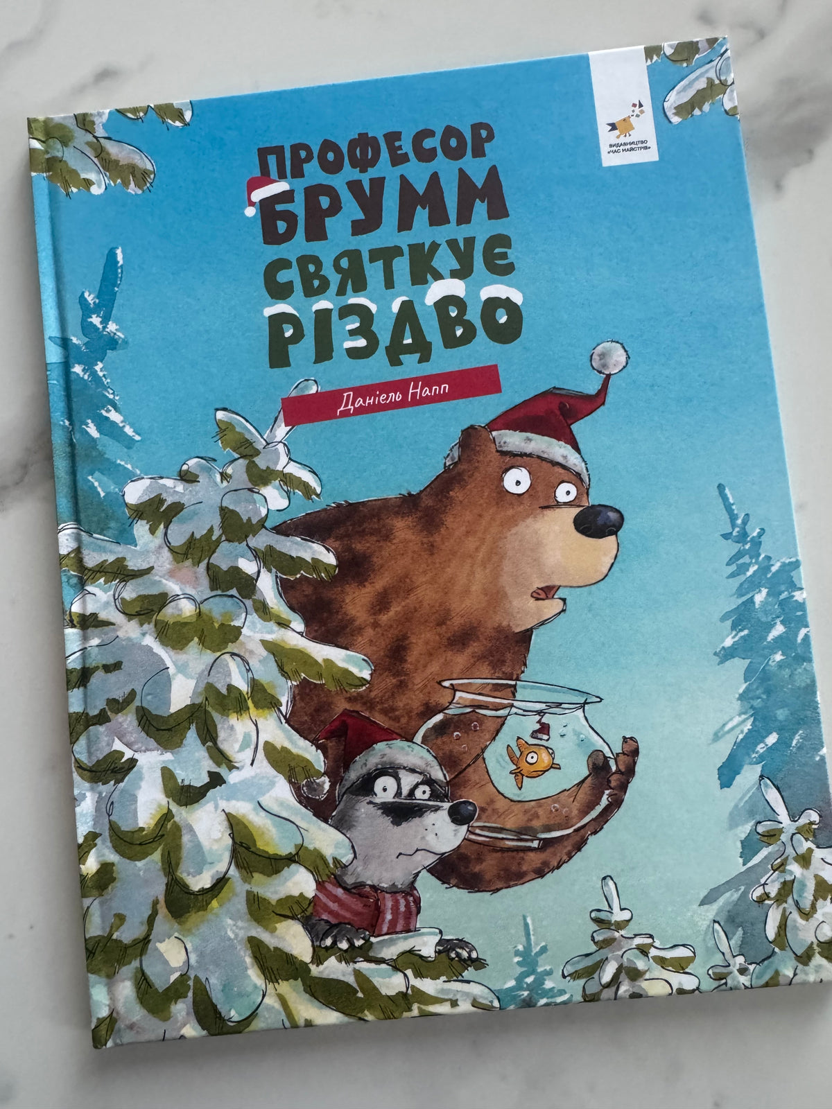 Професор Брумм святкує Різдво. Даніель Напп / Різдвяні дитячі книги купити