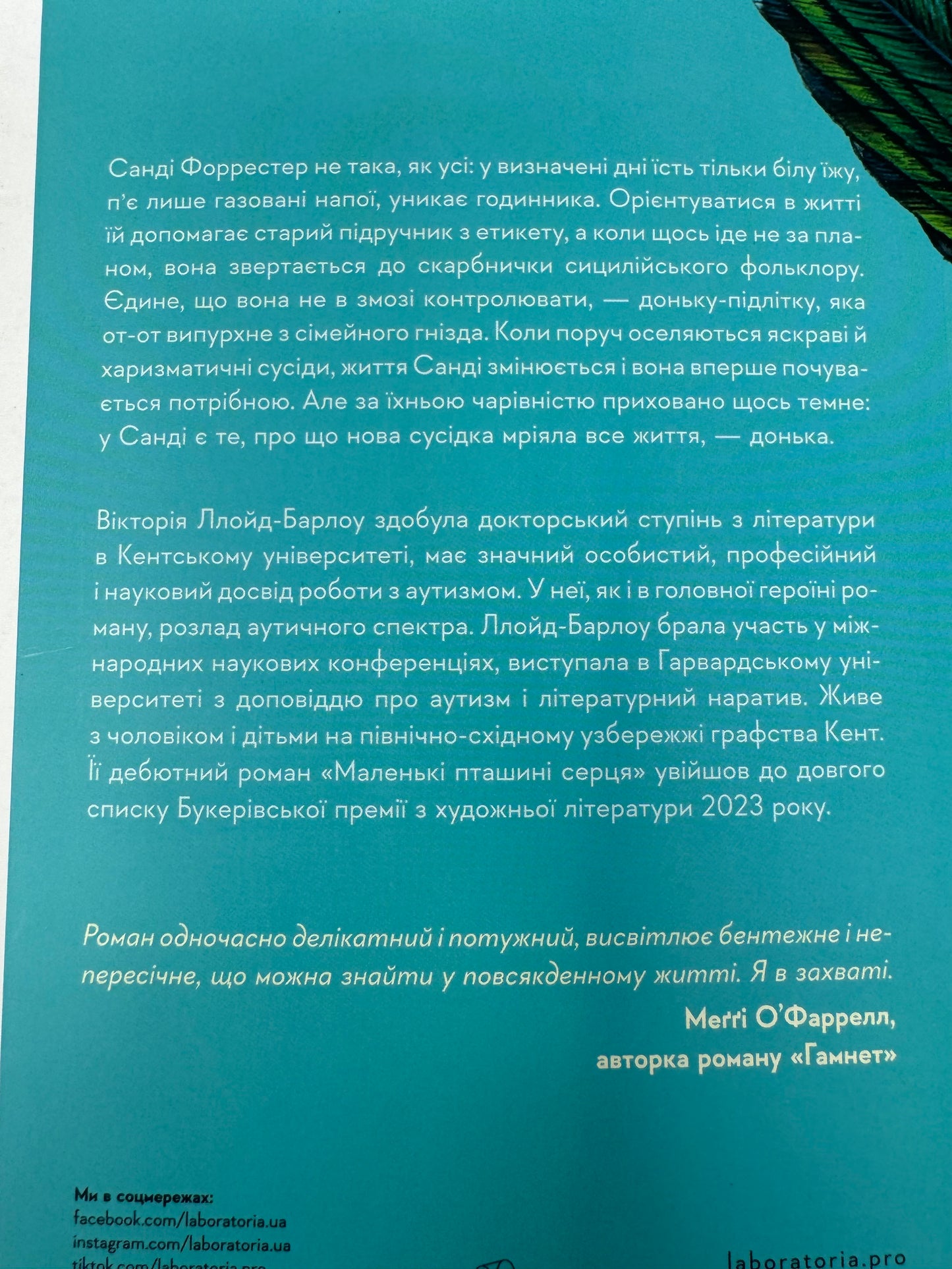 Маленькі пташині серця. Вікторія Ллойд-Барлоу / Сучасна світова література українською