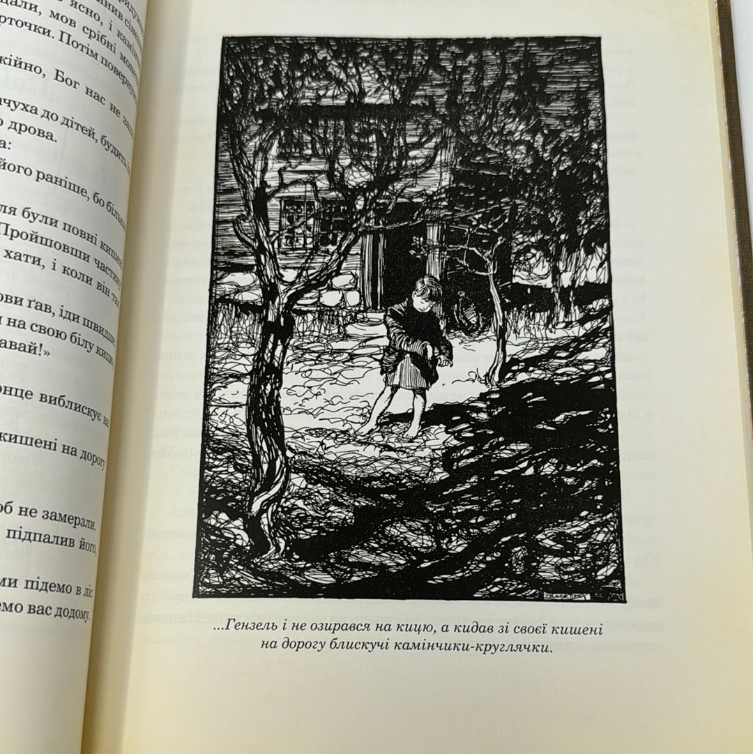 Казки для дітей та всієї родини (з ілюстраціями Артура Рекхема). Брати Грімм / Казки світу для дітей українською