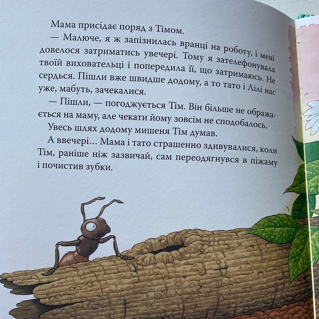 Мишеня Тім завжди спізнюється. Анна Казаліс / Книги для дітей українською