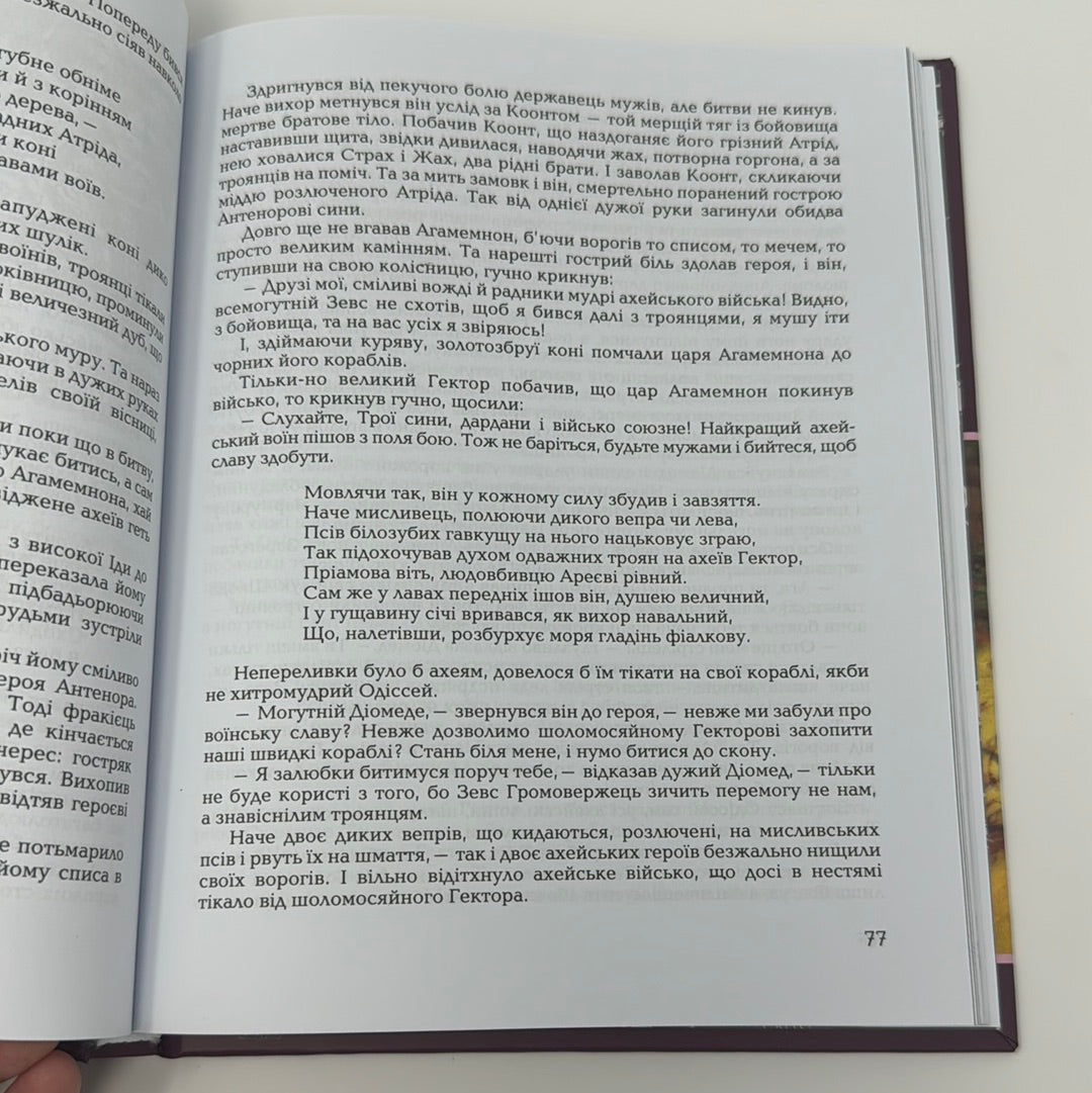 Гомерова «Іліада». Серія «Світовид» / Древньогрецька література українською