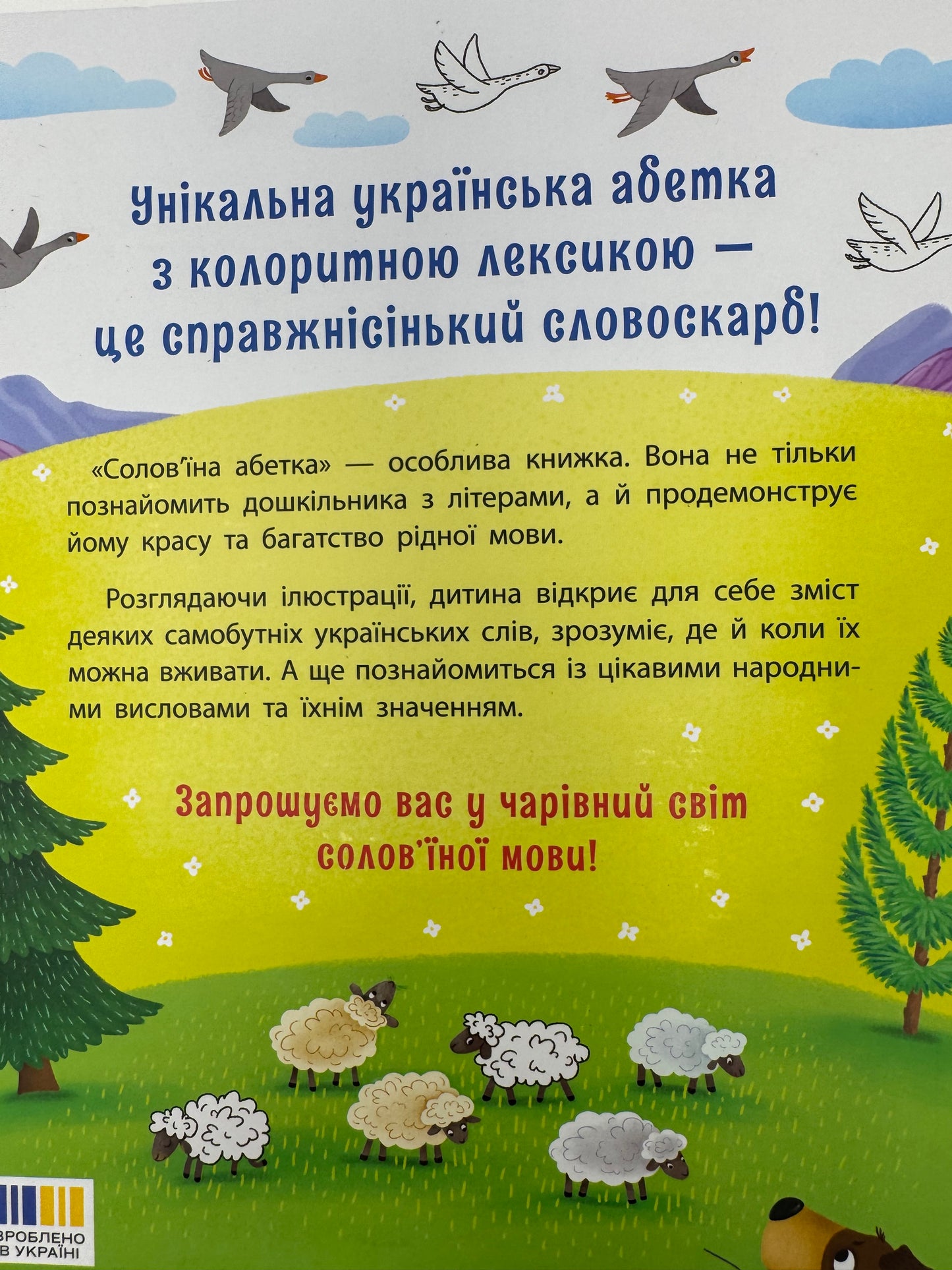 Соловʼїна абетка. Словоскарб / Українські абетки купити книги абетка