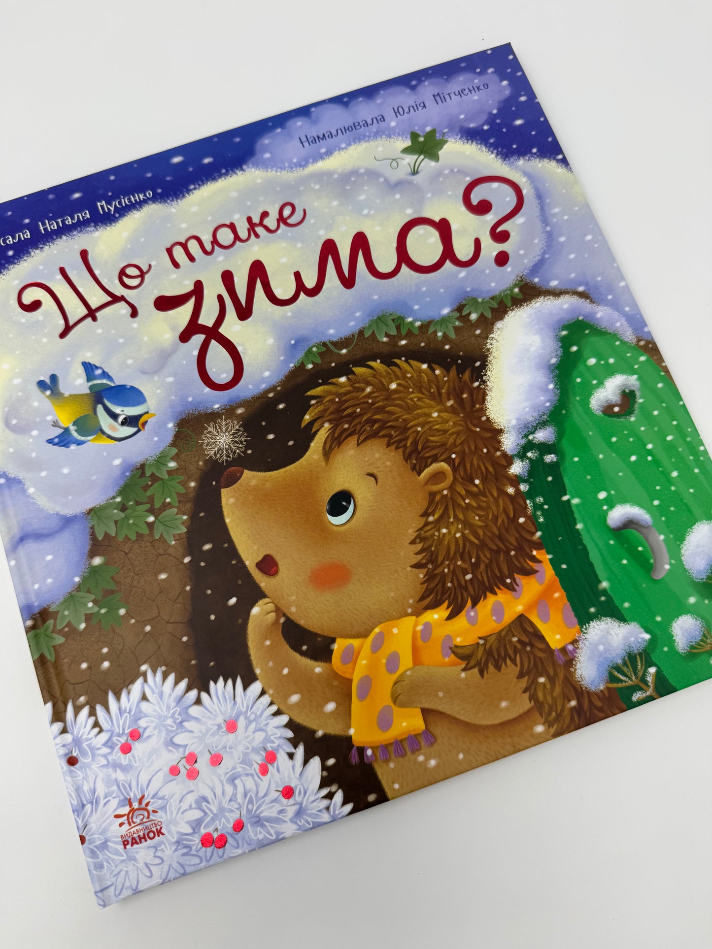 Рік їжачка Фось-Фося. Що таке зима. Наталя Мусієнко / Зимові українські книги для дітей