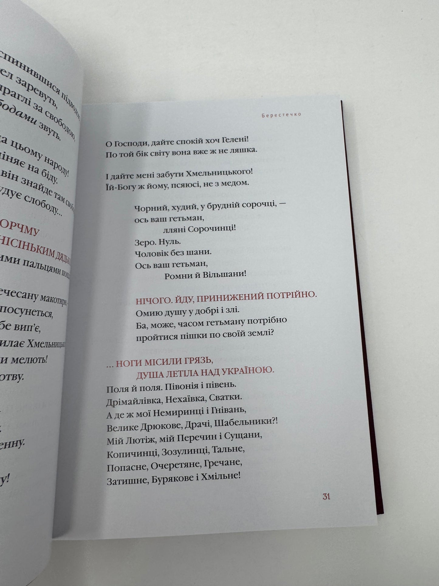Берестечко. Ліна Костенко / Книги Ліни Костенко купити в США, Lina Kostenko books