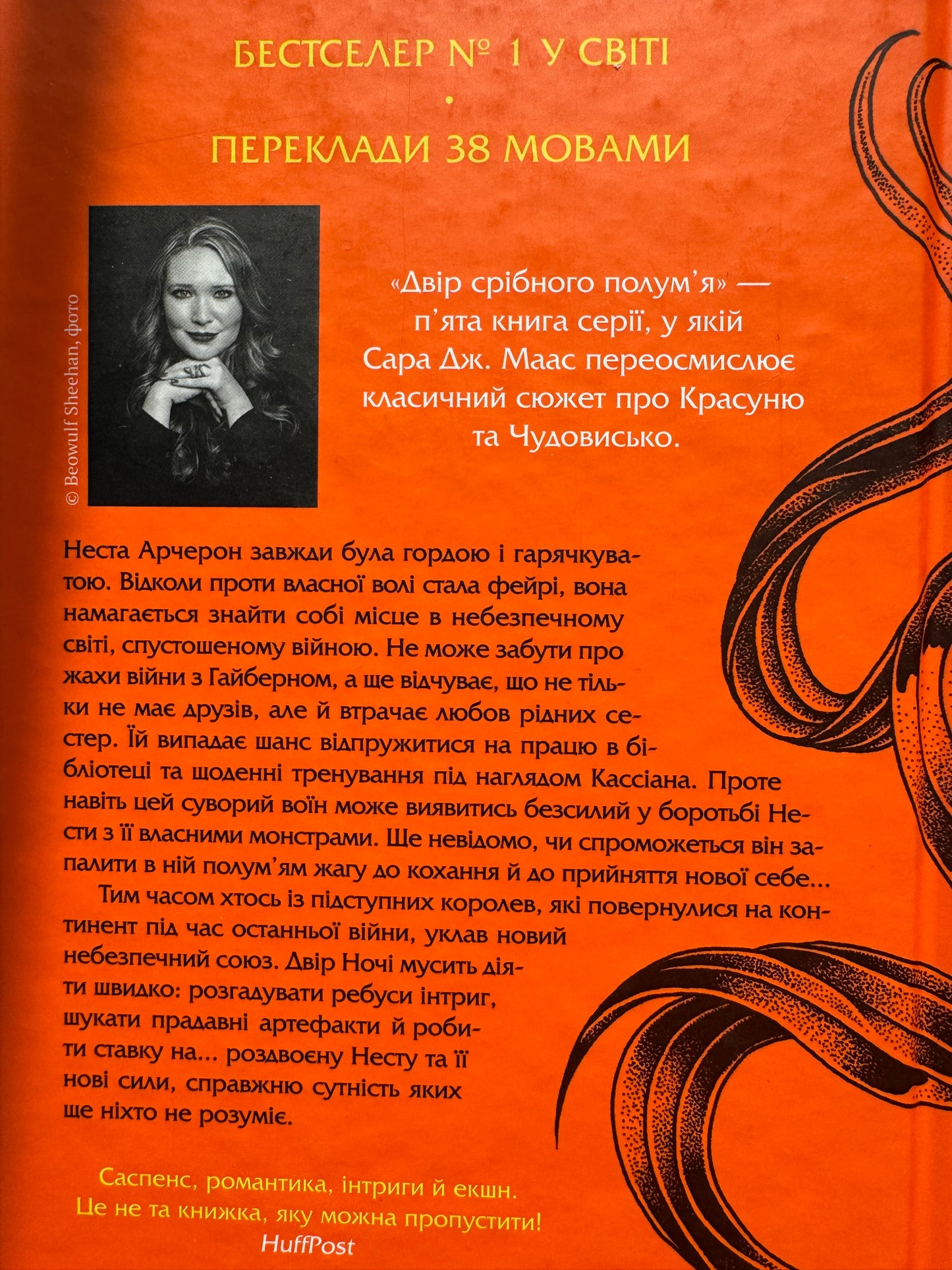 Двір срібного полумʼя. Сара Дж. Маас (оновлена обкладинка) / Світові бестселери фентезі купити в США