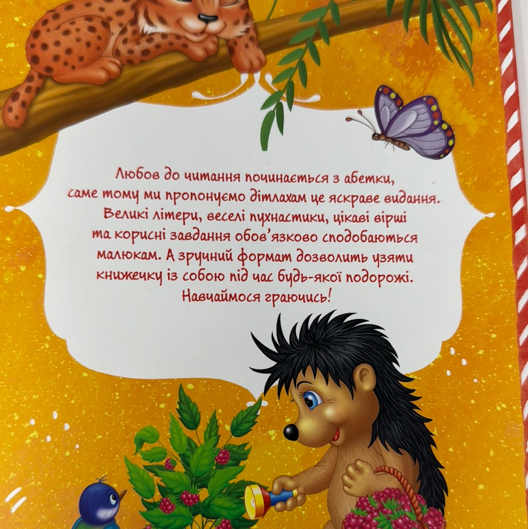 Пухнаста абетка й лічба / Українські книги для дітей в США