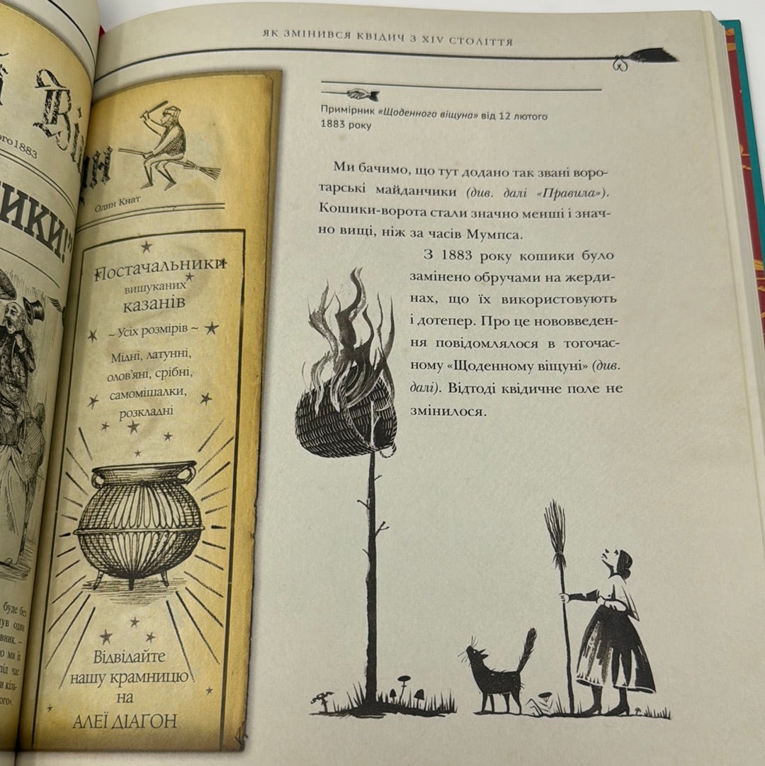 Квідич крізь віки. Велике ілюстроване видання. Дж. К. Ролінґ / Книги зі світу Гаррі Поттера