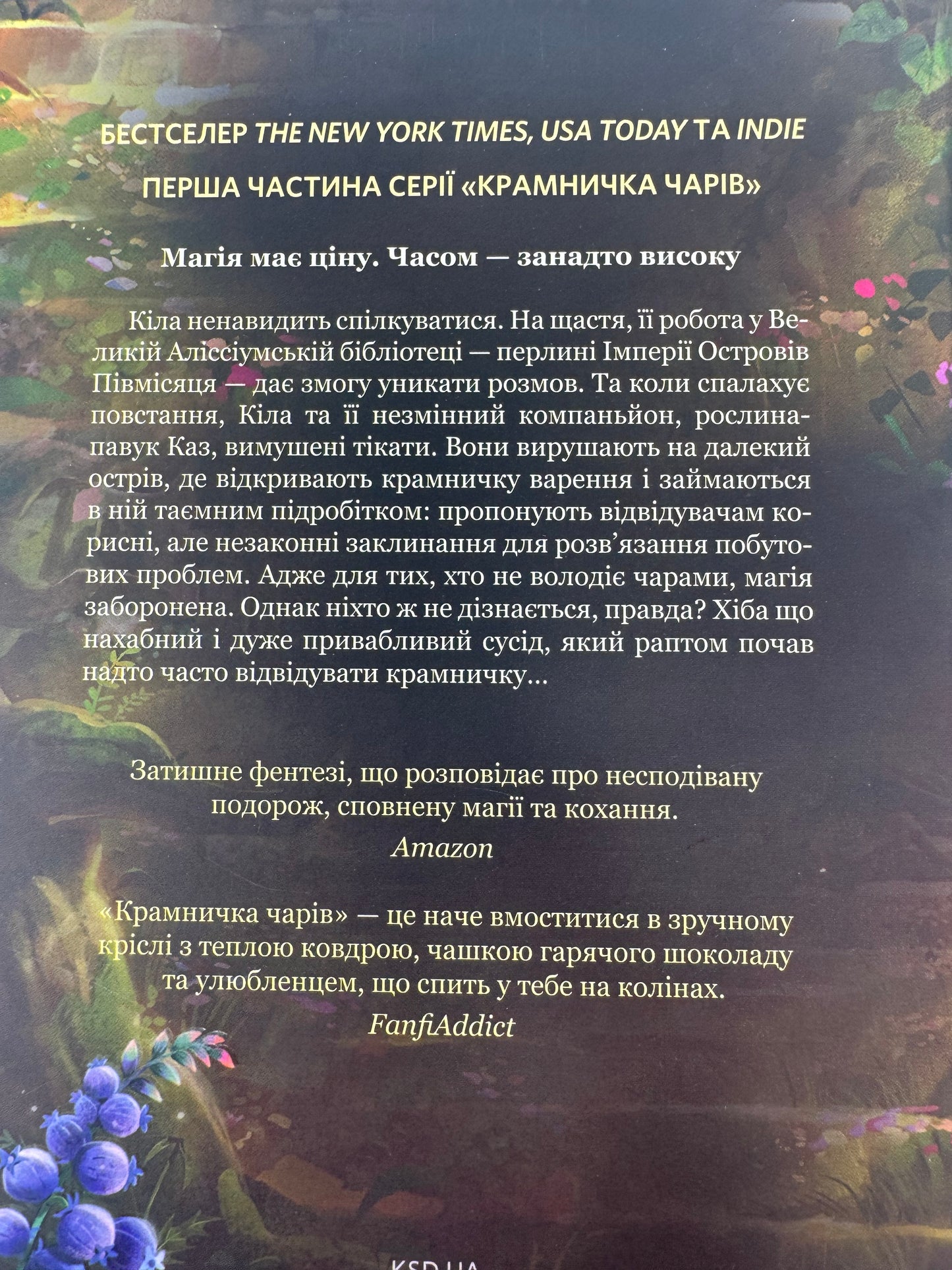 Крамничка чарів. Книга 1. Сара Бет Дерст / Затишне фентезі, книги для легкого читання