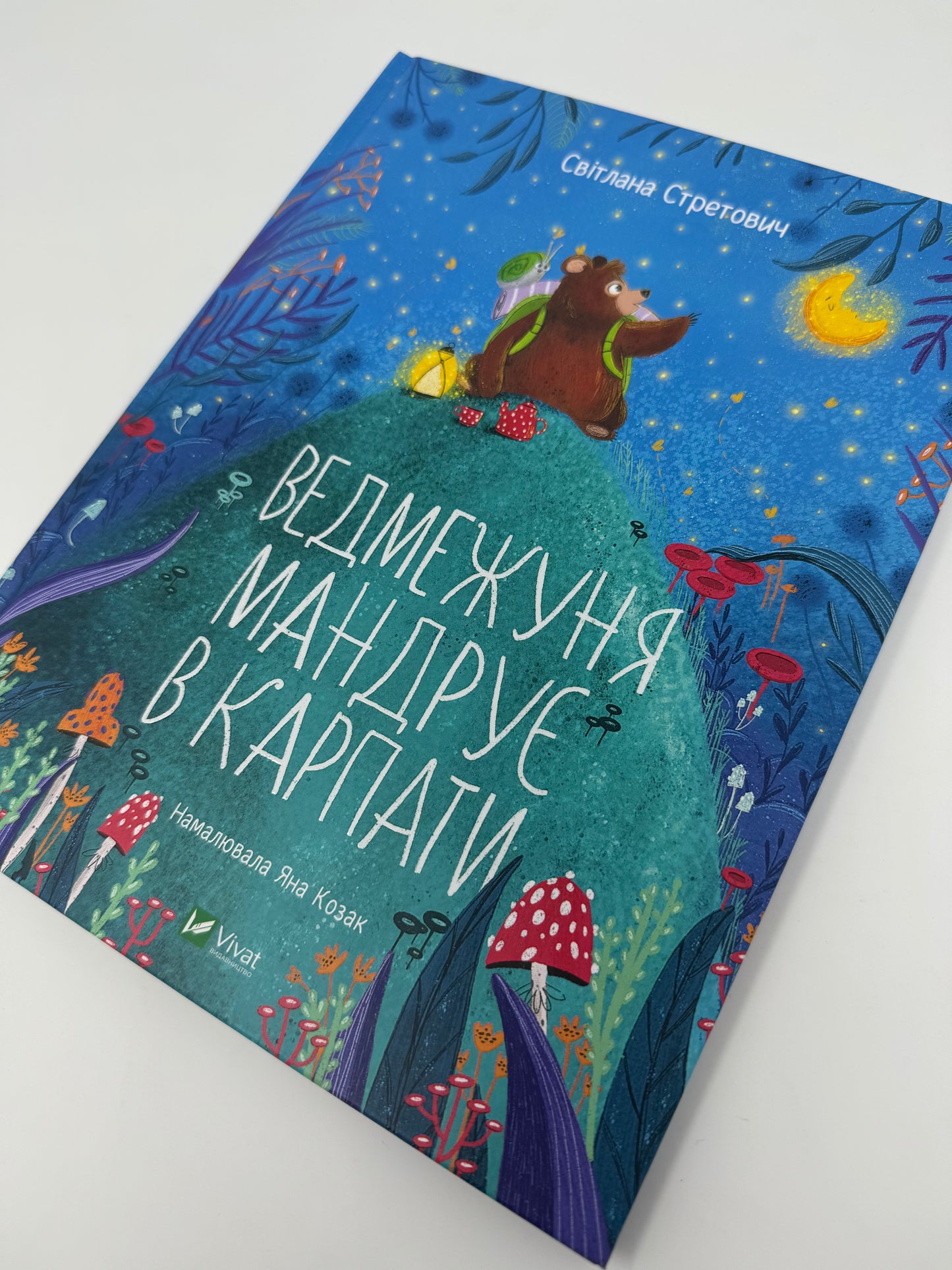 Ведмежуня мандрує в Карпати. Світлана Стретович / Українські книги для дітей