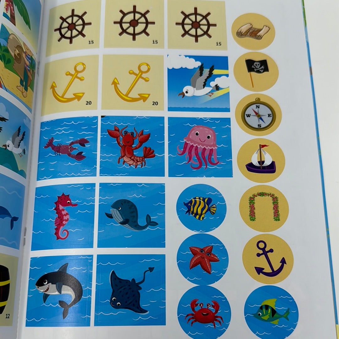 Скарби піратів. Тести-квести / Книги для дозвілля дітей