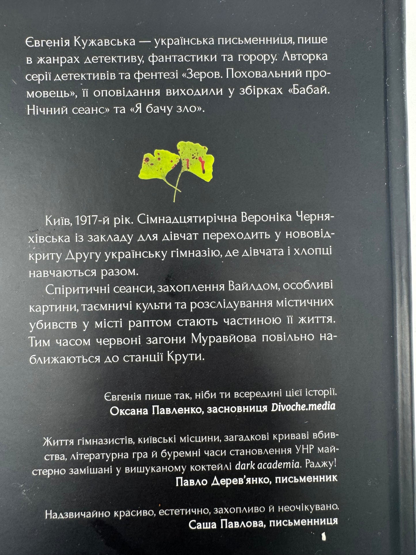 Боги мого краю дуже люблять кров. Євгенія Кужавська / Українські історичні детективи