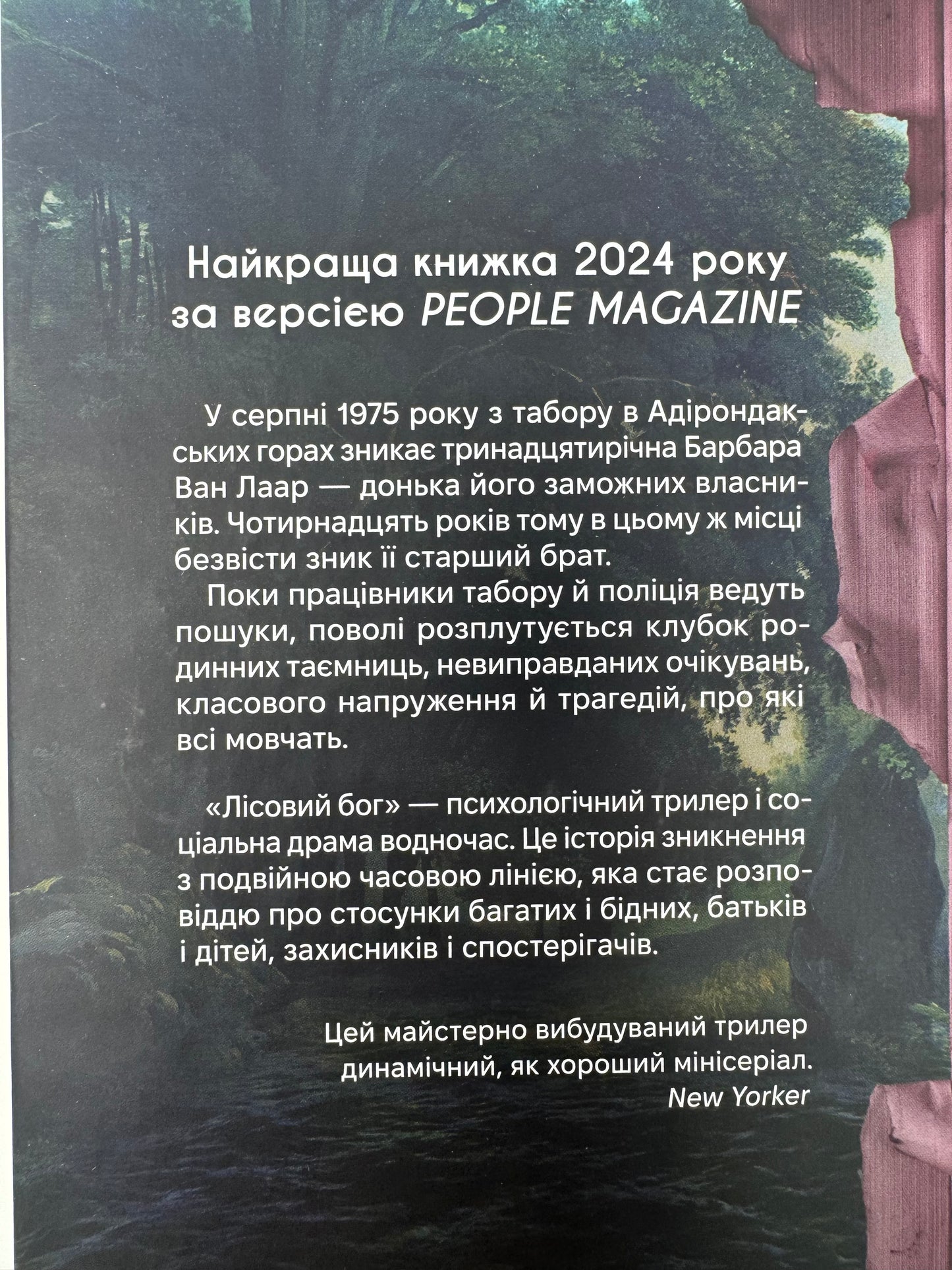 Лісовий бог. Ліз Мур / Трилери та найкращі книги 2024 року