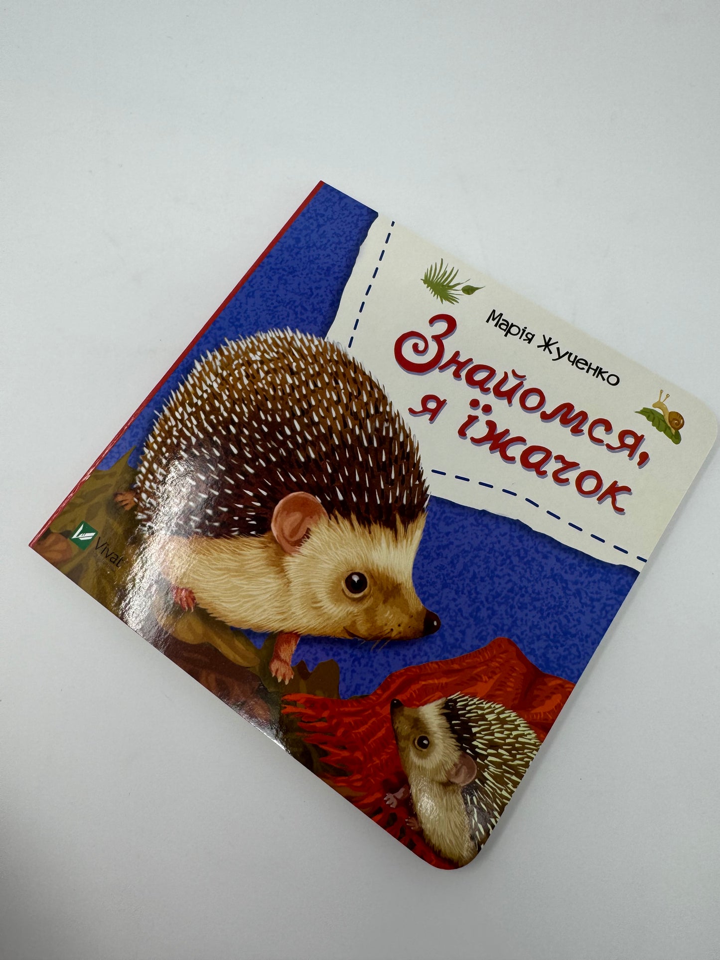 Знайомся, я їжачок. Марія Жученко / Українські книги для малюків