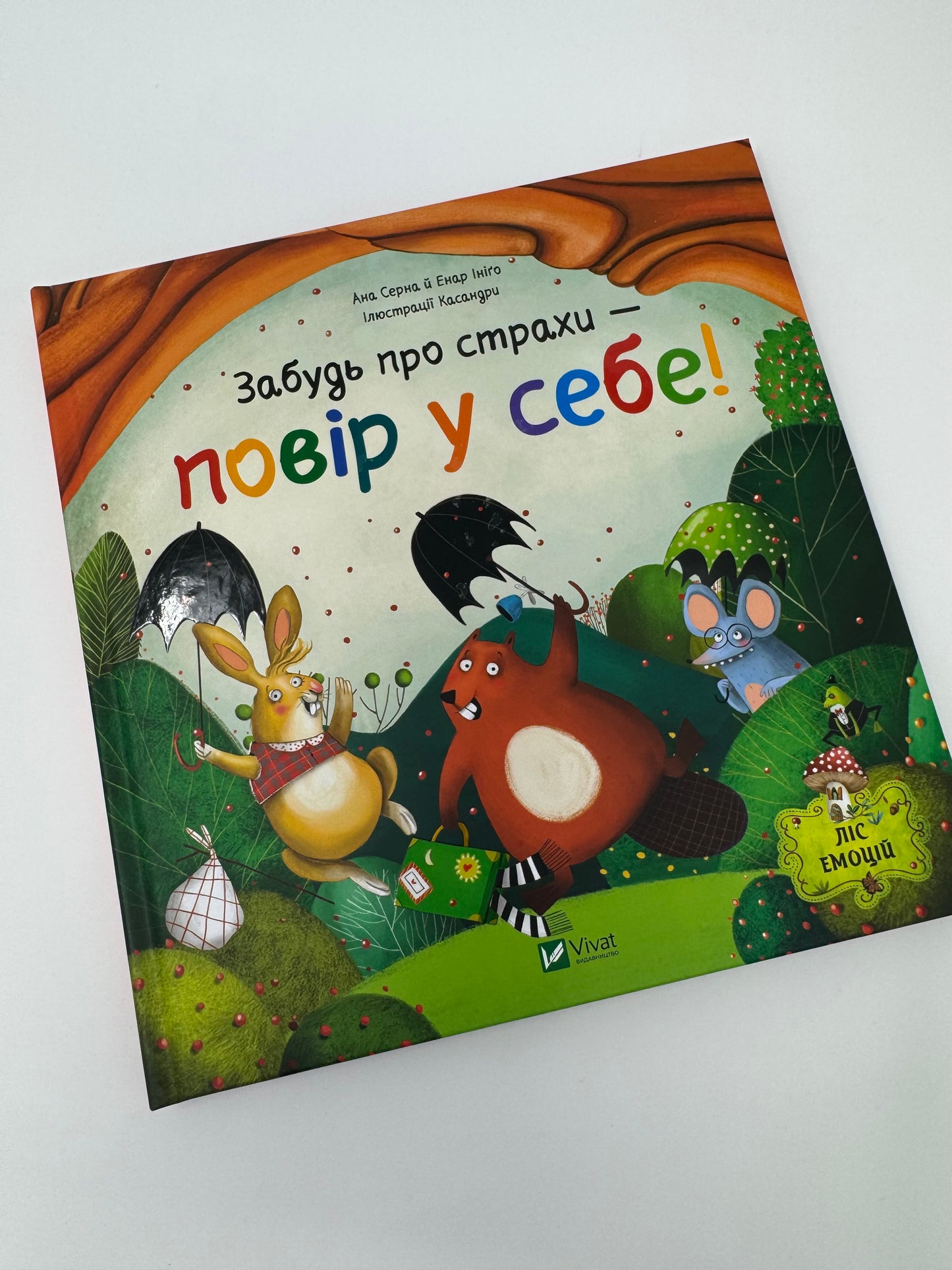 Забудь про страхи - повір у себе! Анна Серна / Книги про емоції для дітей