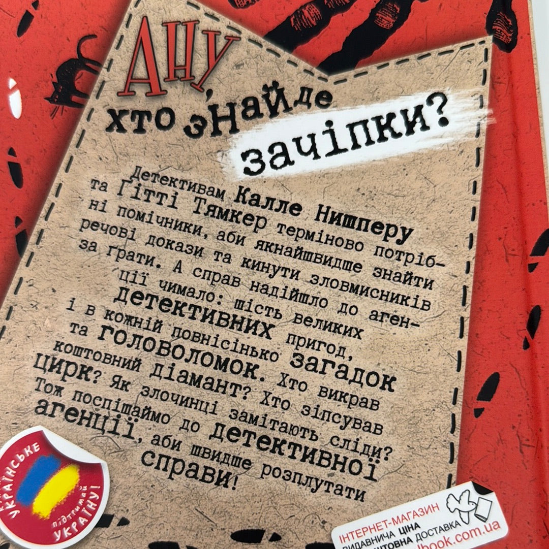 Хто розплутає справу? 6 детективних історій. Детективний квест. Юрг Обріст / Дитячі детективи українською