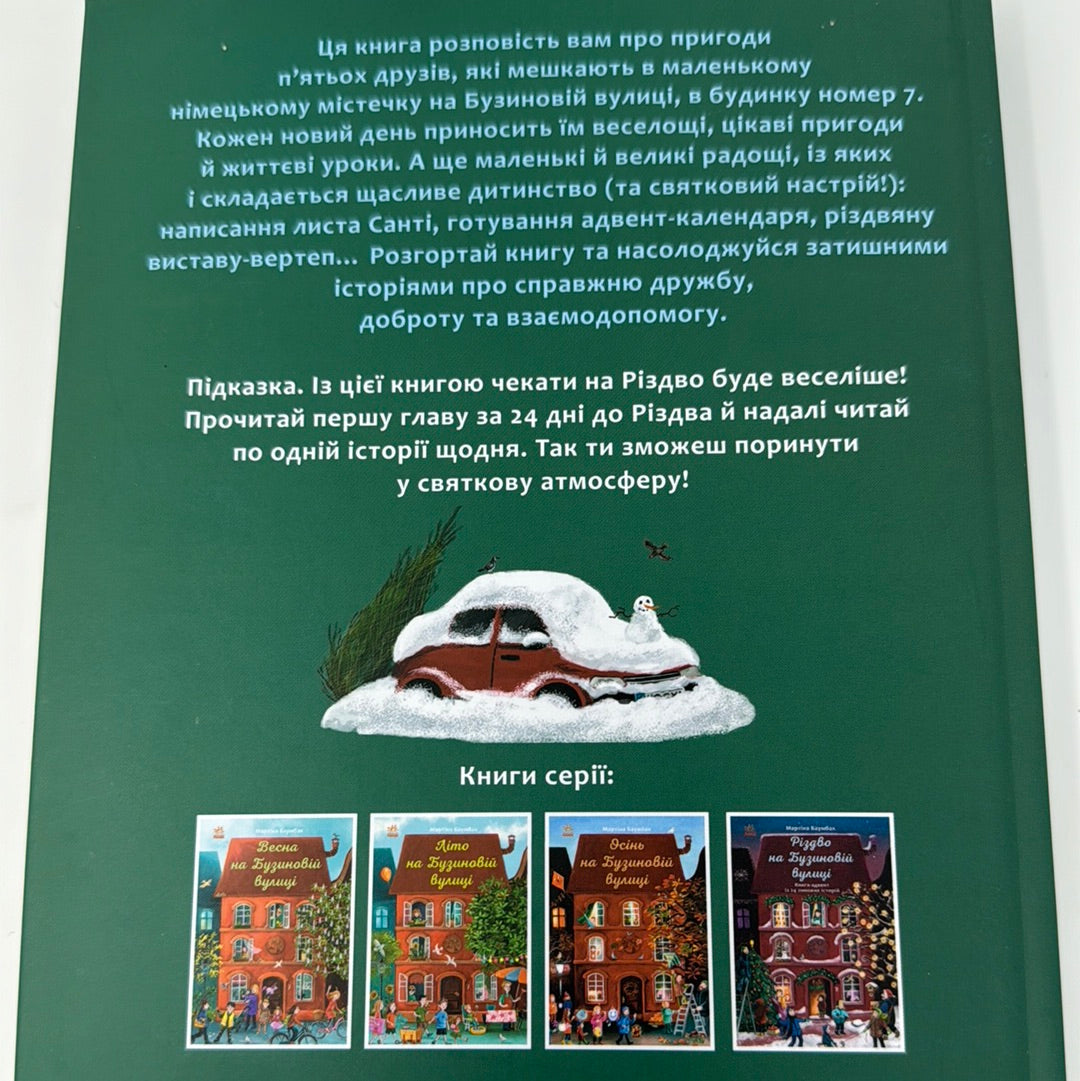 Різдво на Бузиновій вулиці. Мартіна Баумбах / Різдвяні книги українською