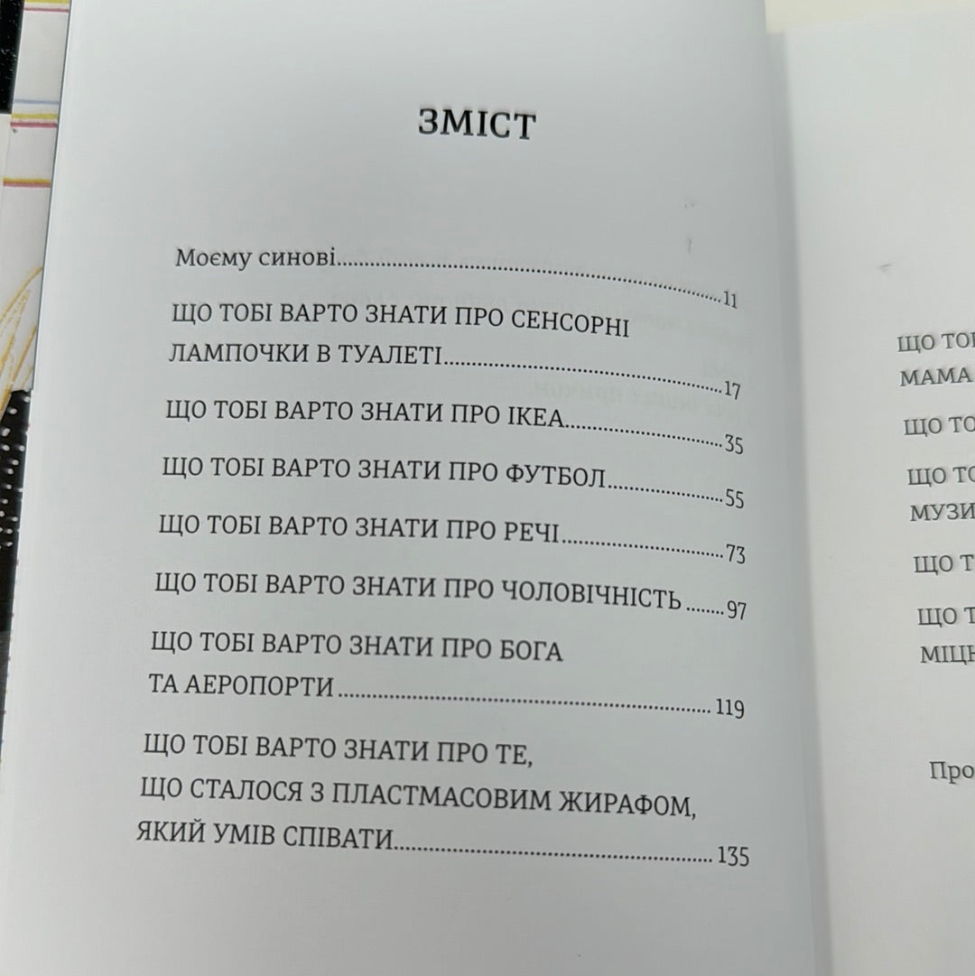 Що мій син має знати про світ. Фредерік Бакман / Світові бестселери українською