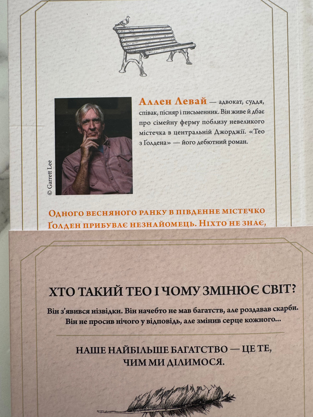Тео з Ґолдена. Аллен Левай / Світові бестселери, бестселер NYT