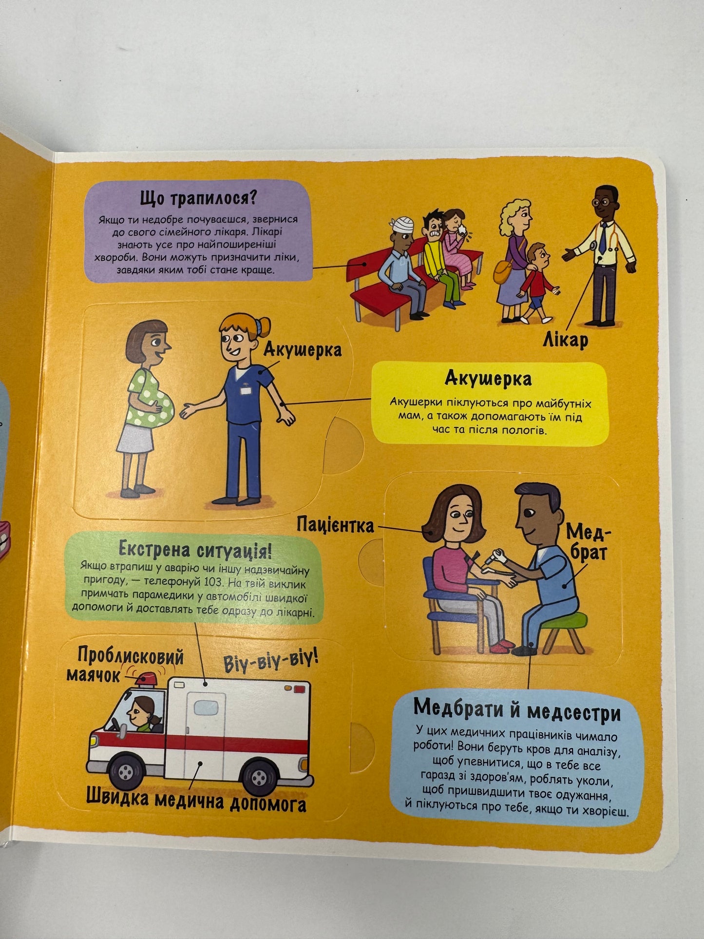 Маленькі дослідники. Світ професій / Книги для малят пізнавальні