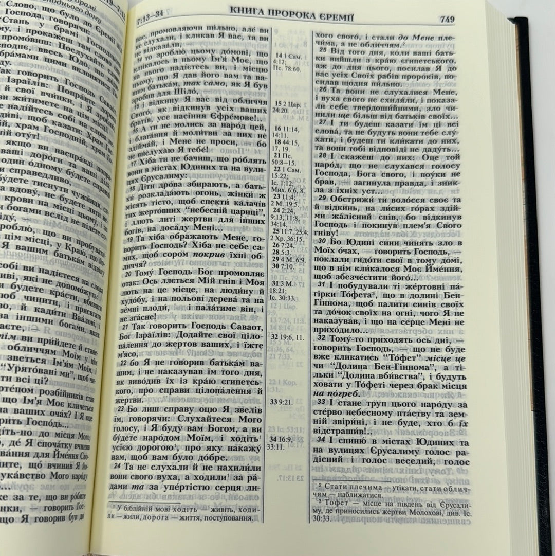 Біблія (чорна обкладинка з рамкою) / Українські Біблії в США