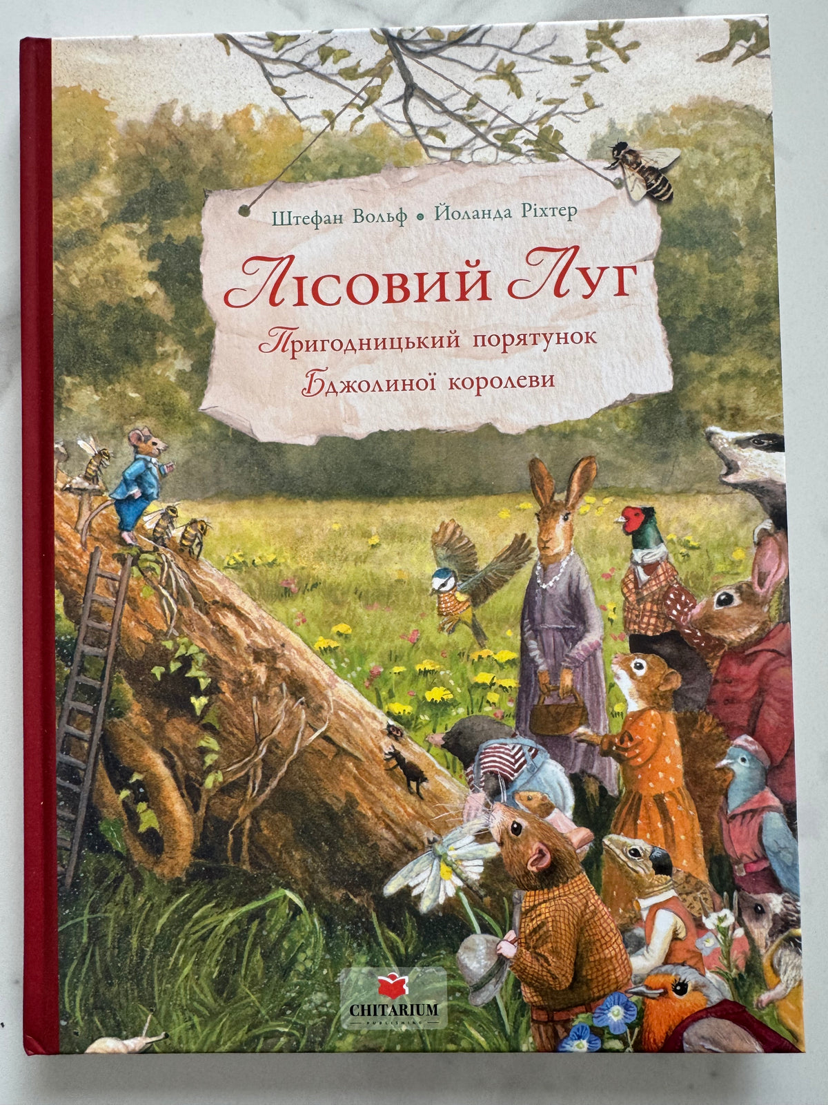 Лісовий луг. Пригодницький порятунок Бджолиної королеви. Штефан Вольф / Книги для дітей улюблені купити