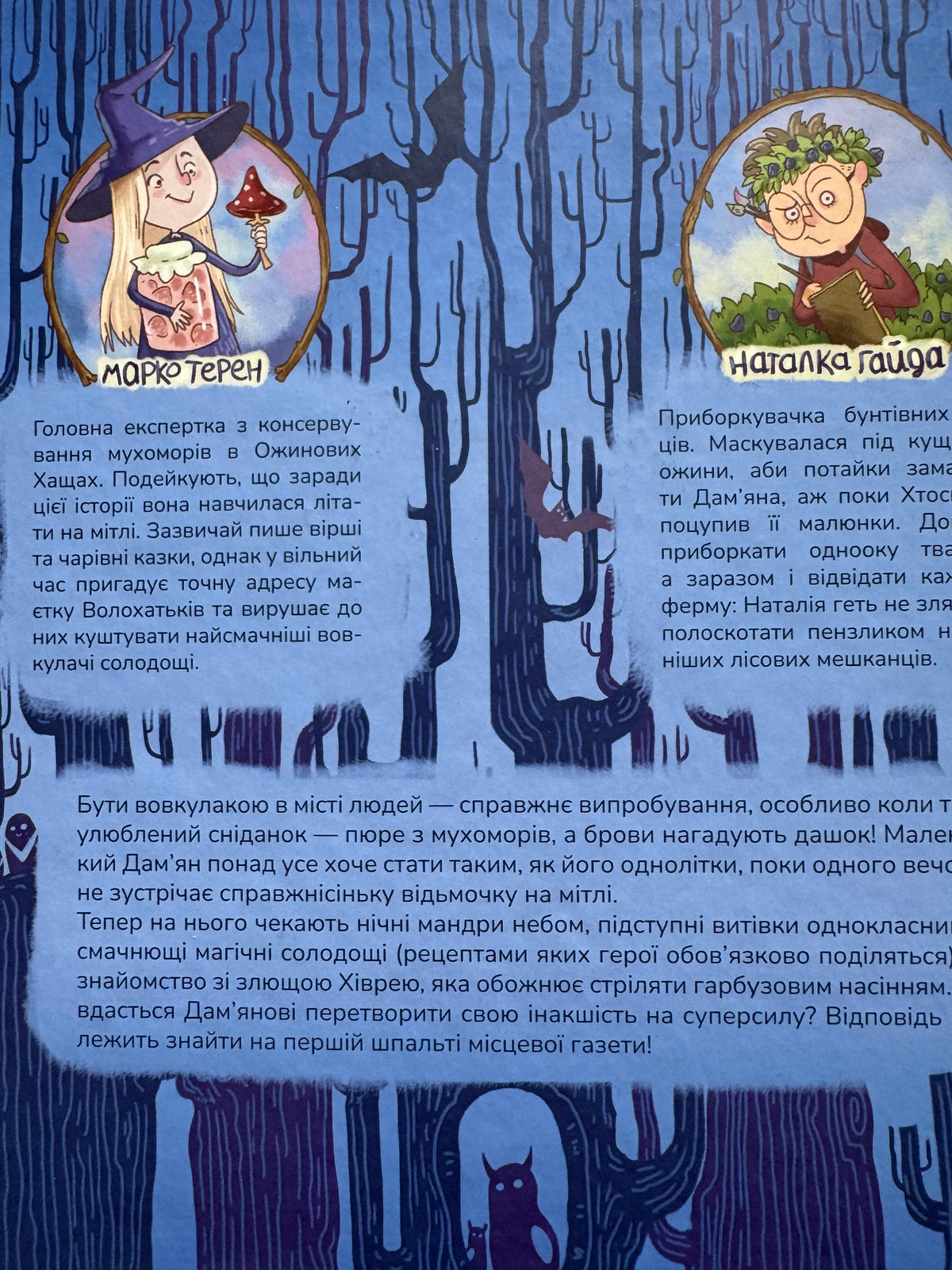 Дам’ян волохатько з ожинових хащів. Марко Терен / Українські книги для дітей від 5 років купити
