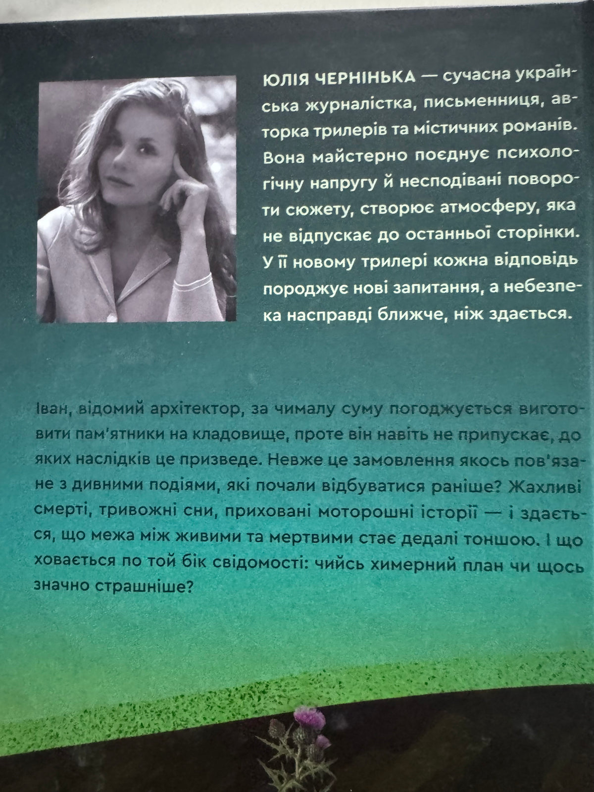 Архітектор потойбіччя. Юлія Чернінька / Українські детективи та трилери купити книги в США