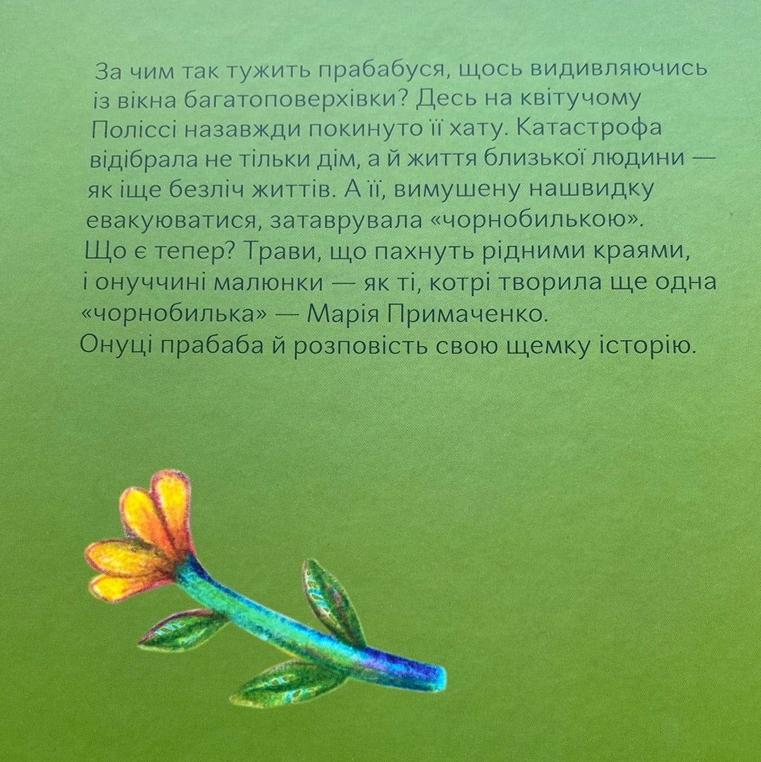 Квіти біля четвертого. Катерина Міхаліцина / Книги про Чорнобиль для дітей