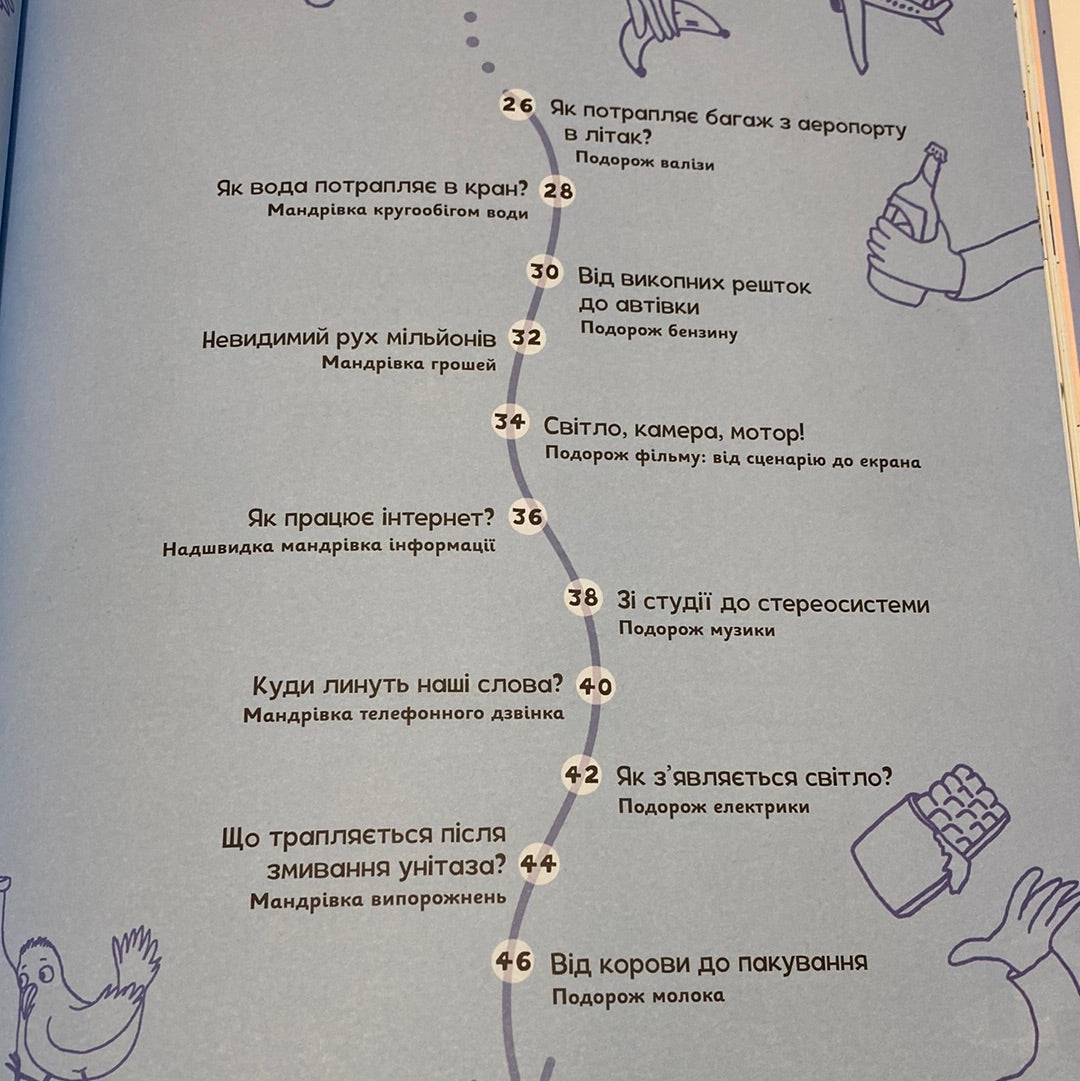 Щоденні мандрівки звичних речей. Ліббі Дойч / Книги про все на світі для дітей